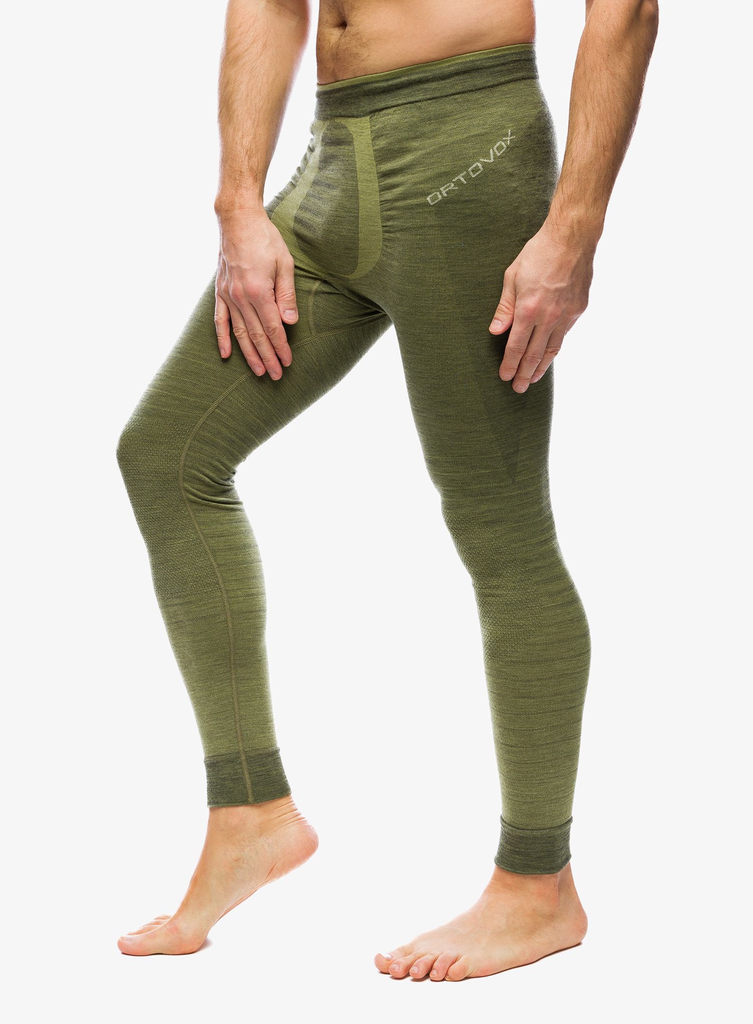 Termo pajkice Ortovox 230 Competition Long Pants - wild herbs