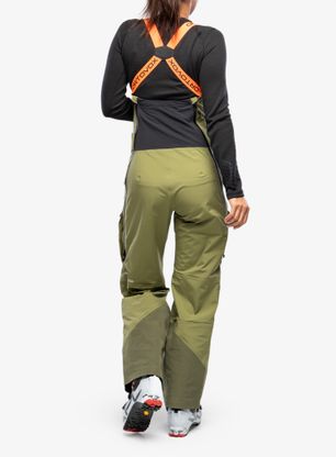 Ženske hlače Ortovox 3L Deep Shell Bib Pants - wild herbs