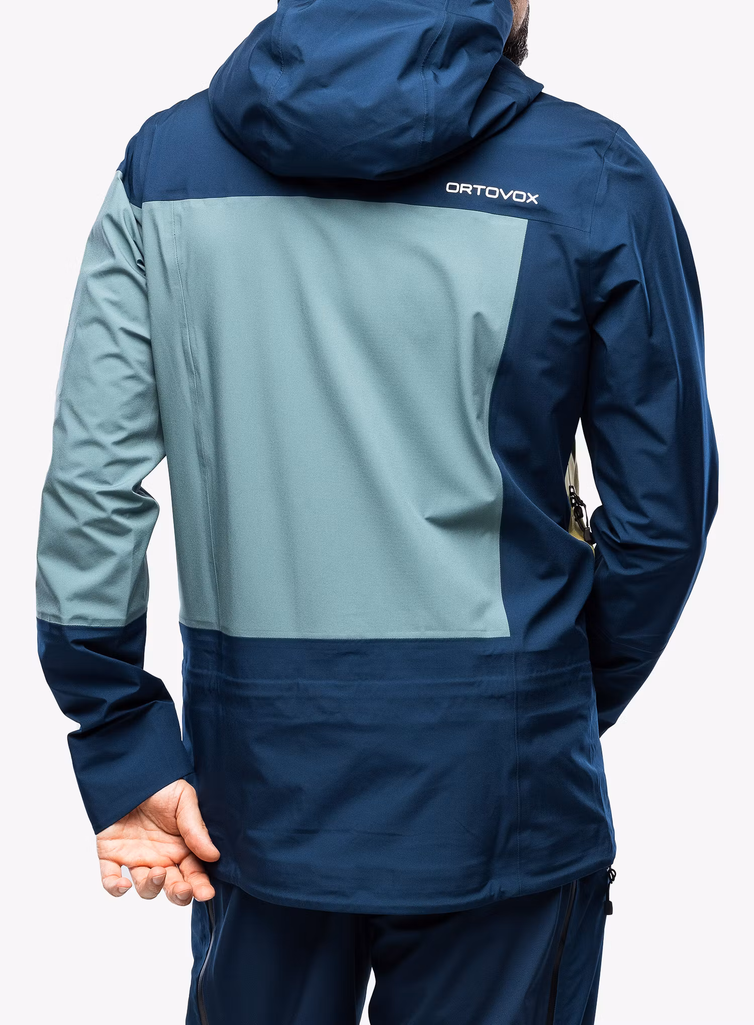 Nepremočljiva jakna Ortovox 3L Deep Shell Jacket - deep ocean