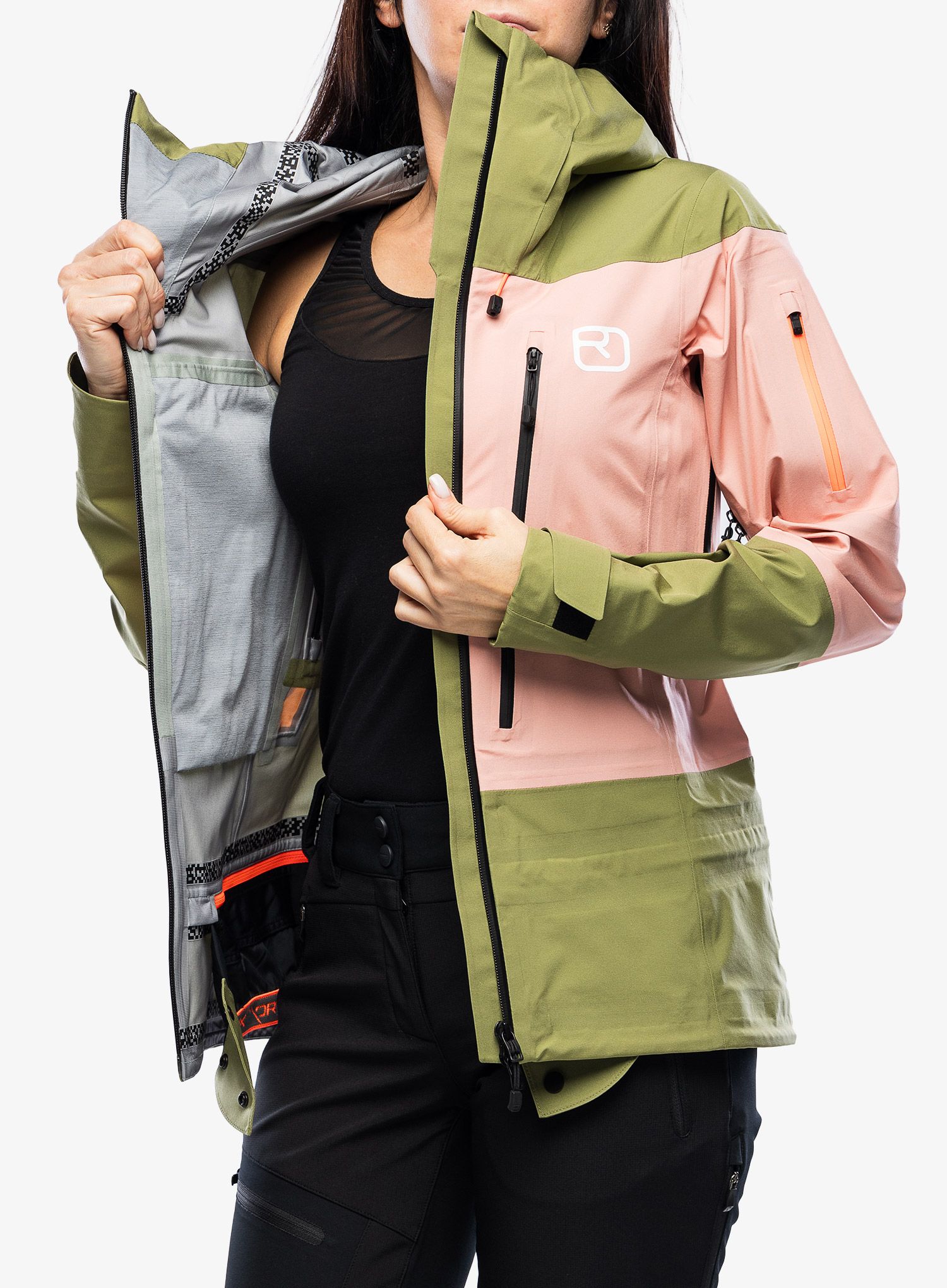 Ženska jakna Ortovox 3L Deep Shell Jacket - wild herbs