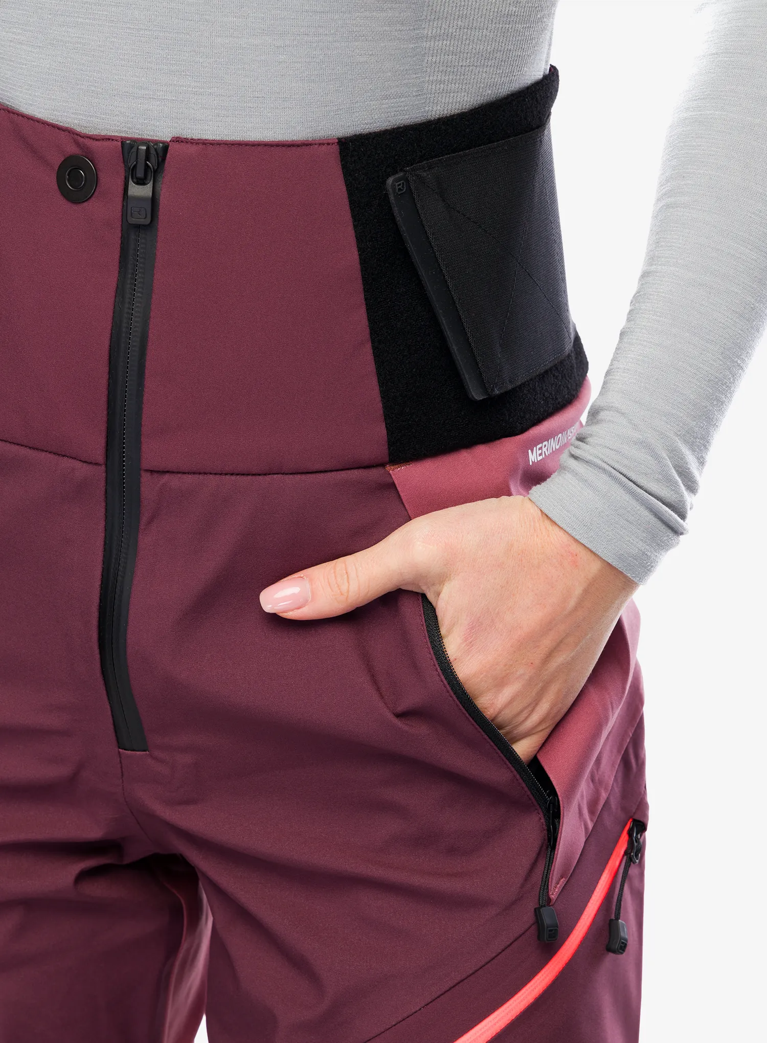 Ženske hlače Ortovox 3L Guardian Shell Pants - winetasting