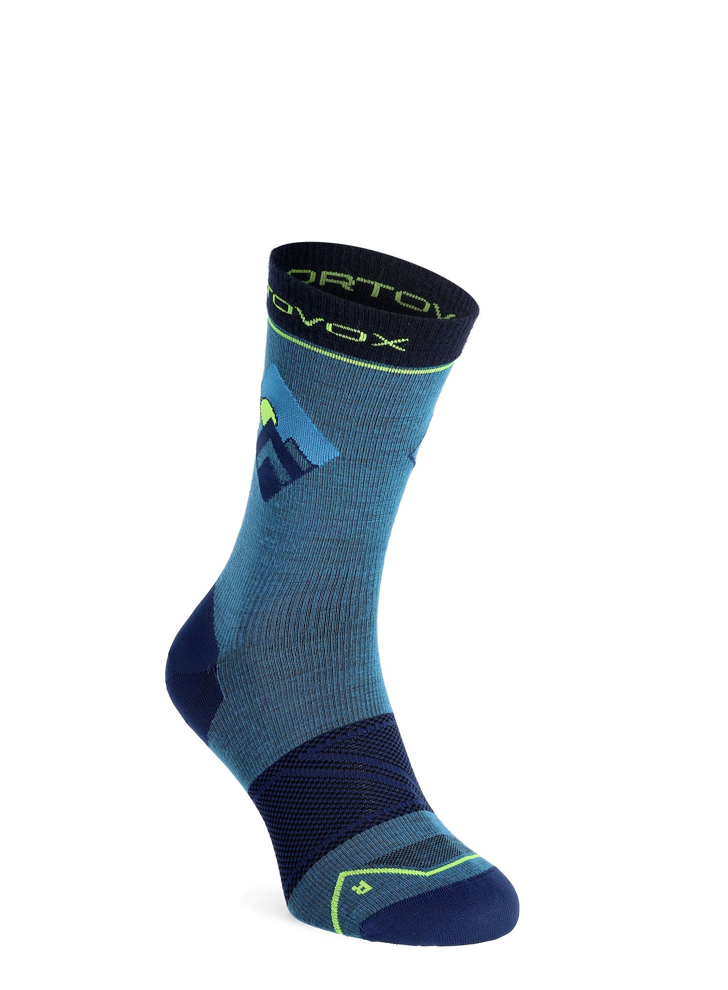 Moške nogavice Ortovox Alpine Light Comp Mid Socks - mountain blue