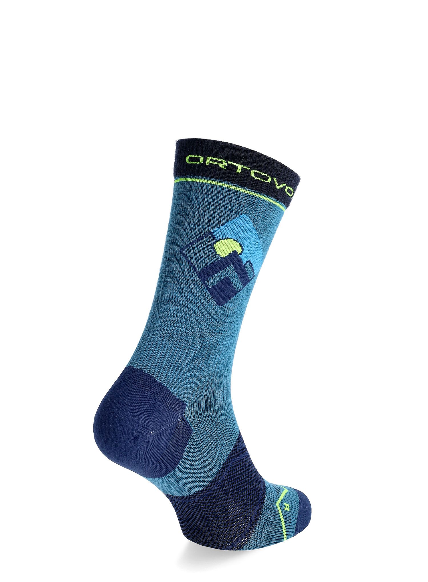 Moške nogavice Ortovox Alpine Light Comp Mid Socks - mountain blue