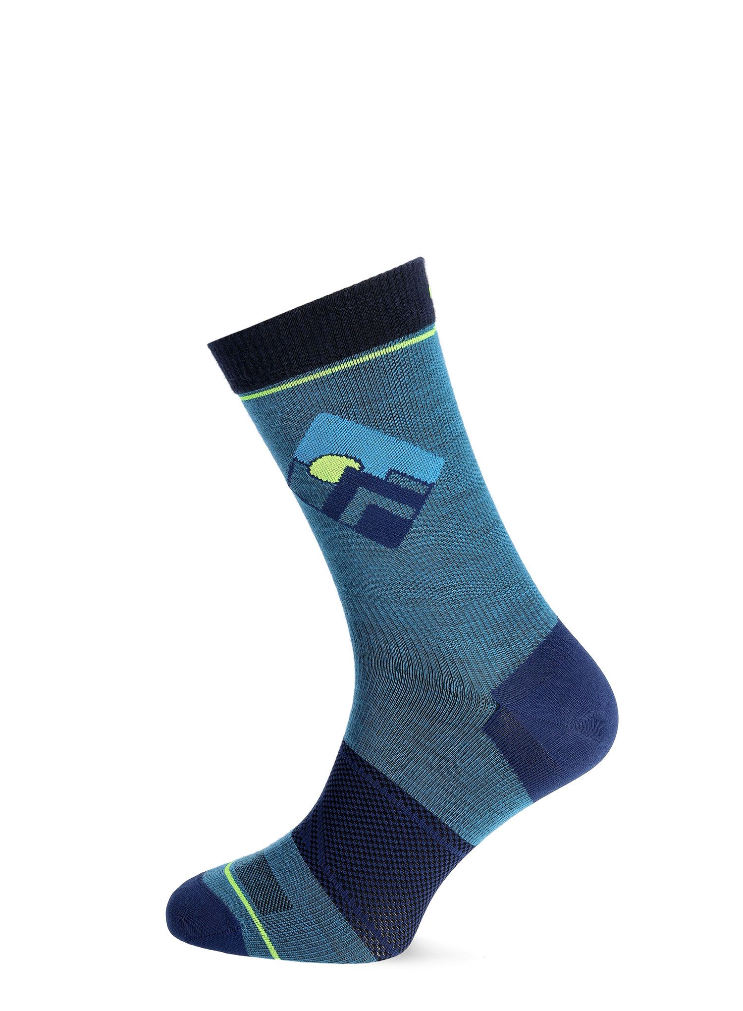 Moške nogavice Ortovox Alpine Light Comp Mid Socks - mountain blue