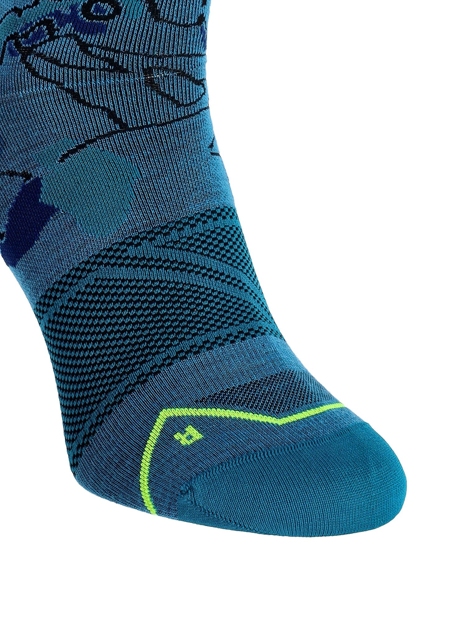 Merino nogavice Ortovox Alpine Light Quarter Socks - mountain blue
