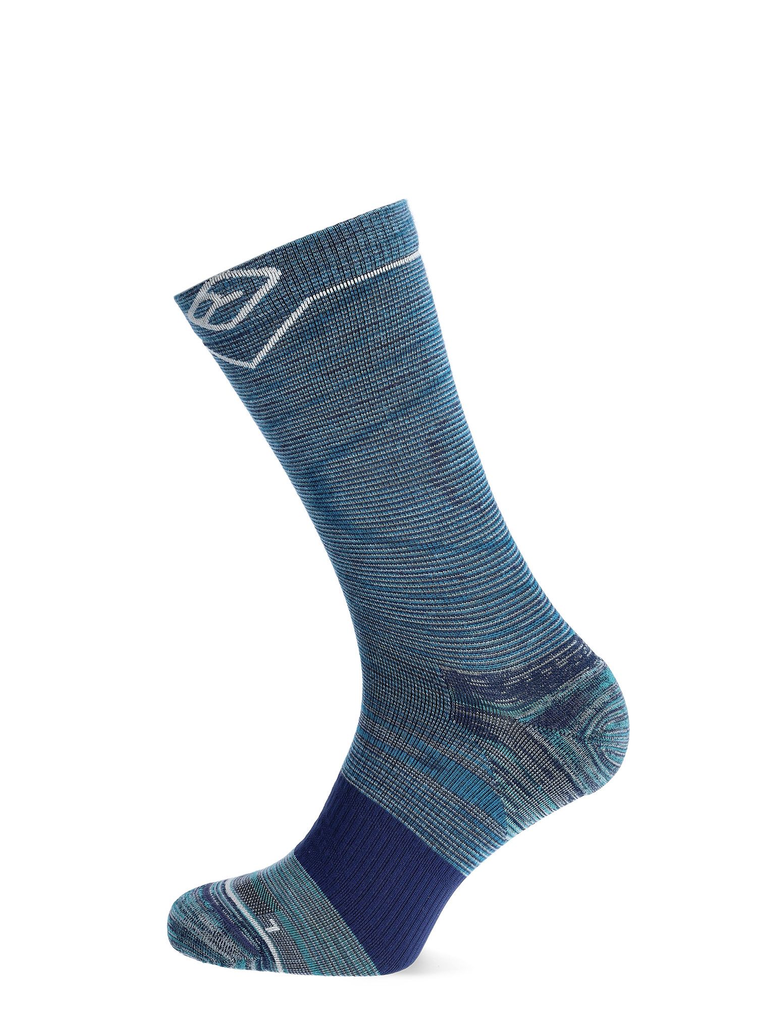 Pohodne nogavice Ortovox Alpine Mid Socks - deep ocean
