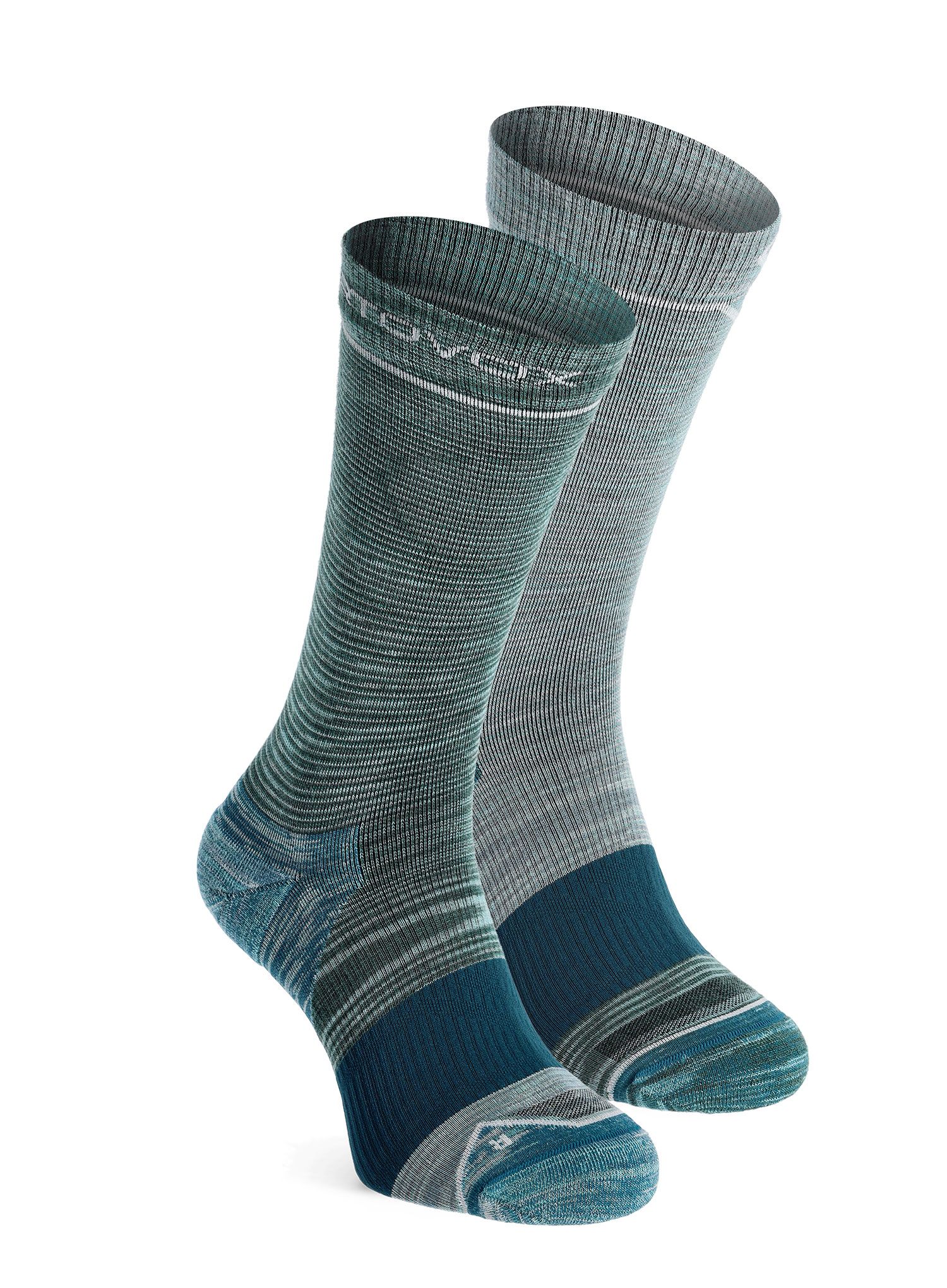 Ženske merino nogavice Ortovox Alpine Mid Socks - ice waterfall
