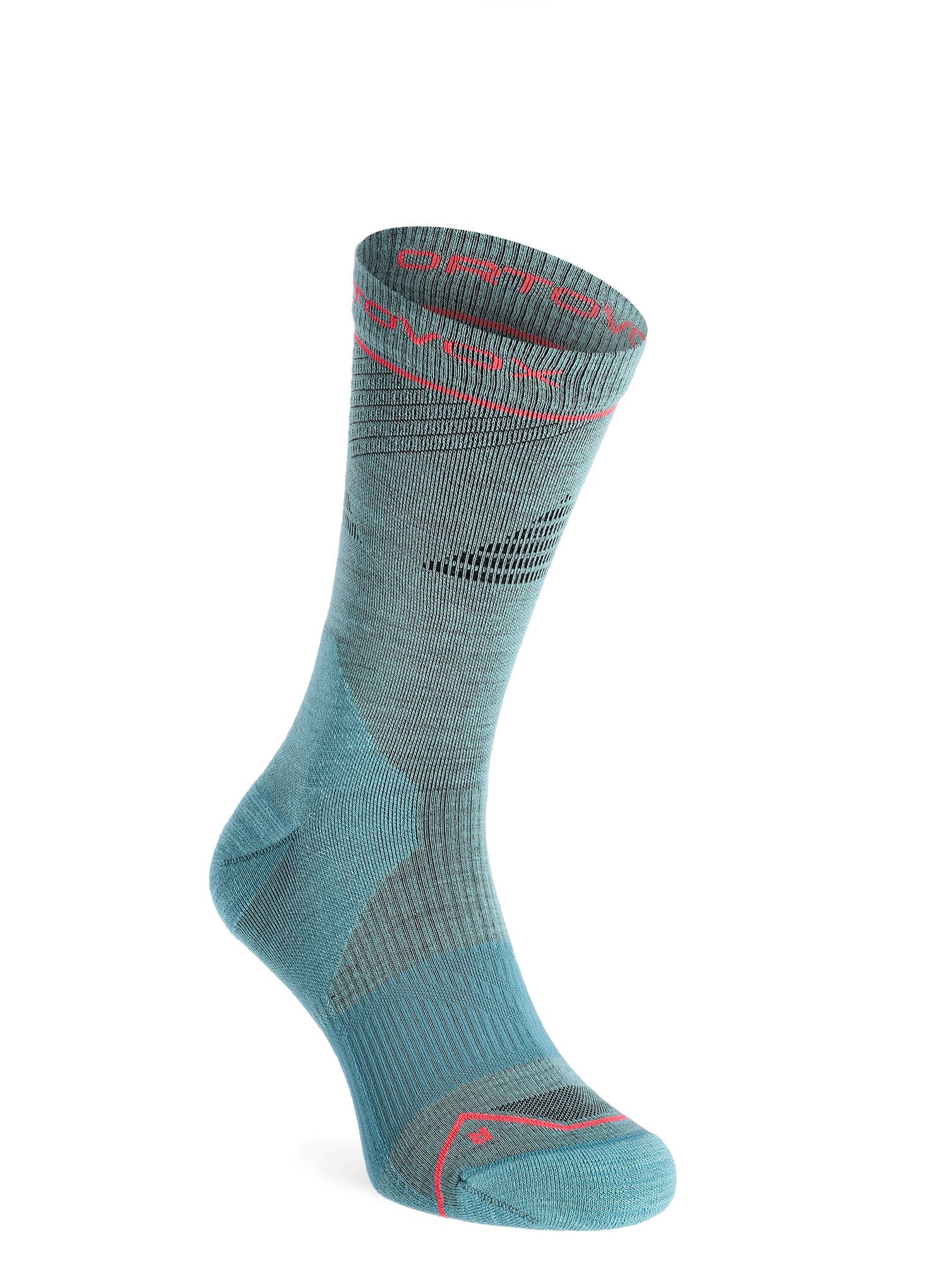 Ženske pohodne nogavice Ortovox Alpine Pro Comp Mid Socks - aquatic ice