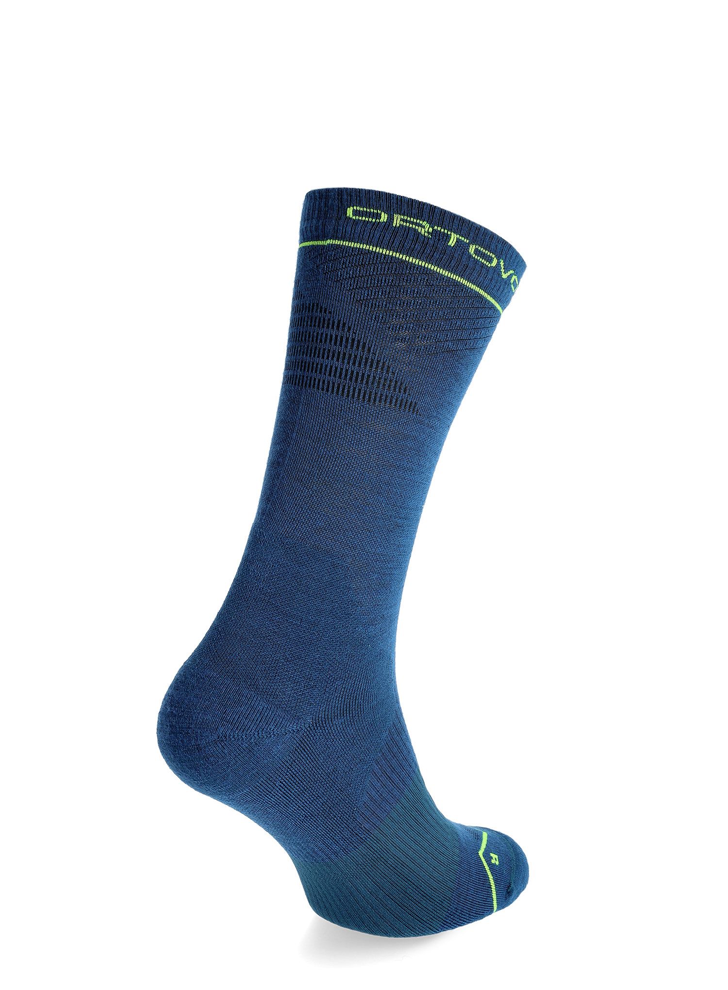 Merino nogavice Ortovox Alpine Pro Comp Mid Socks - petrol blue