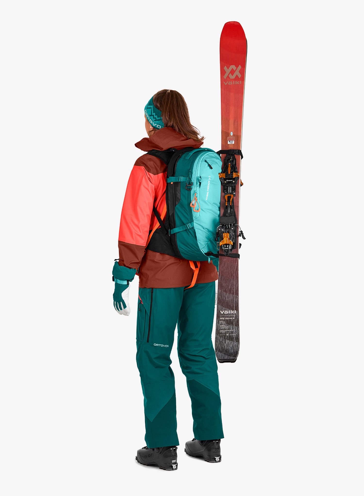 Lavinski nahrbtnik Ortovox Avabag Litric Freeride 26 S - ice waterfall