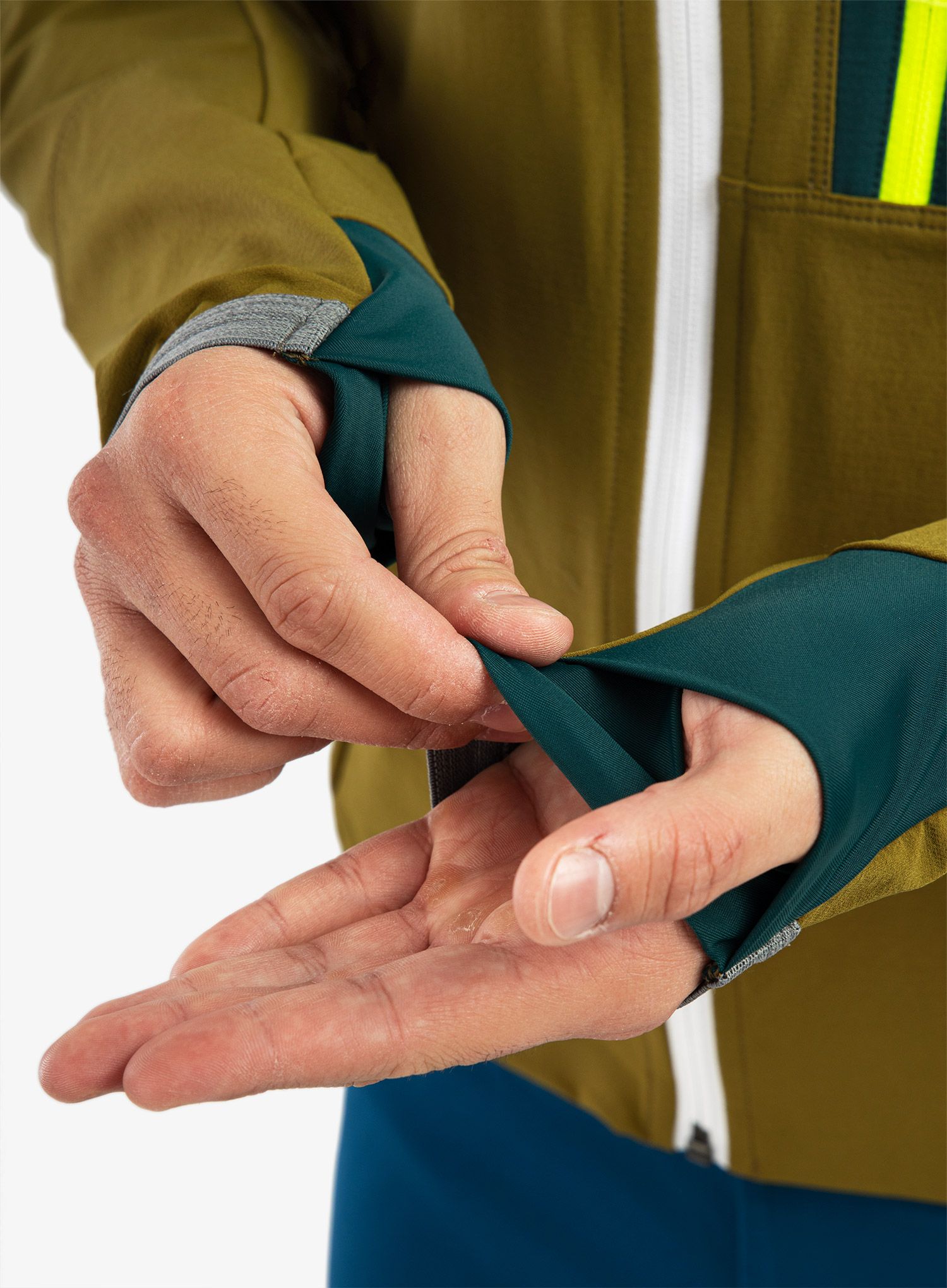 Moška smučarska jakna Ortovox Berrino Jacket - green moss