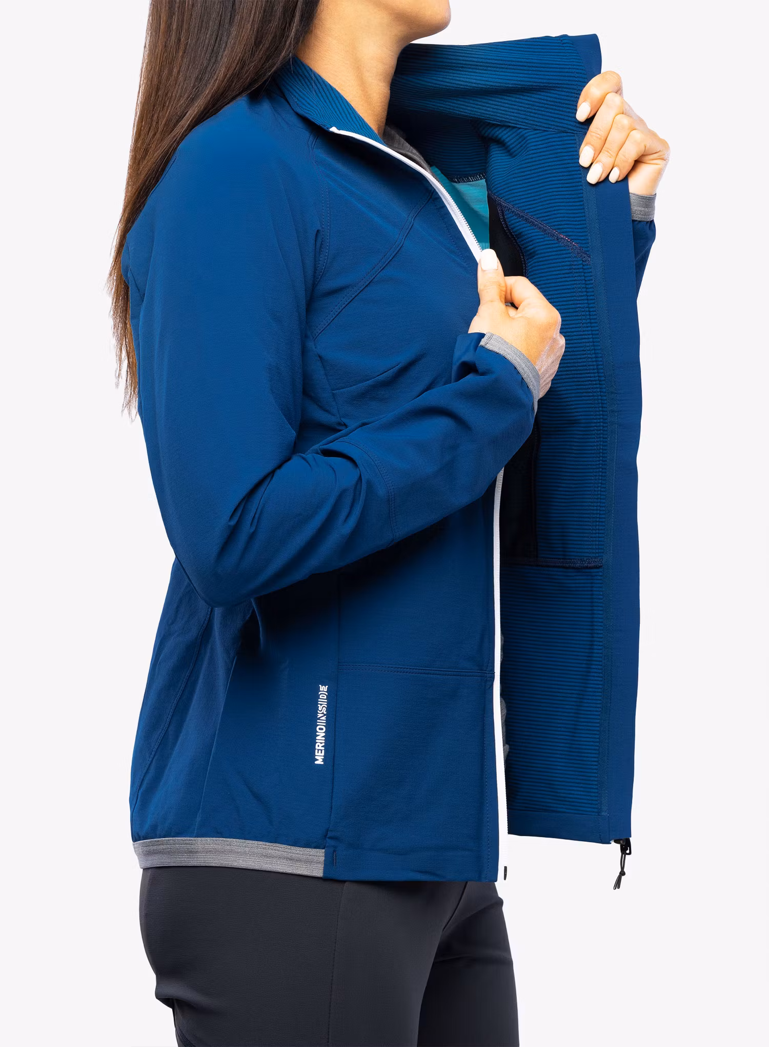 Ženska vetrovka Ortovox Berrino Jacket - petrol blue