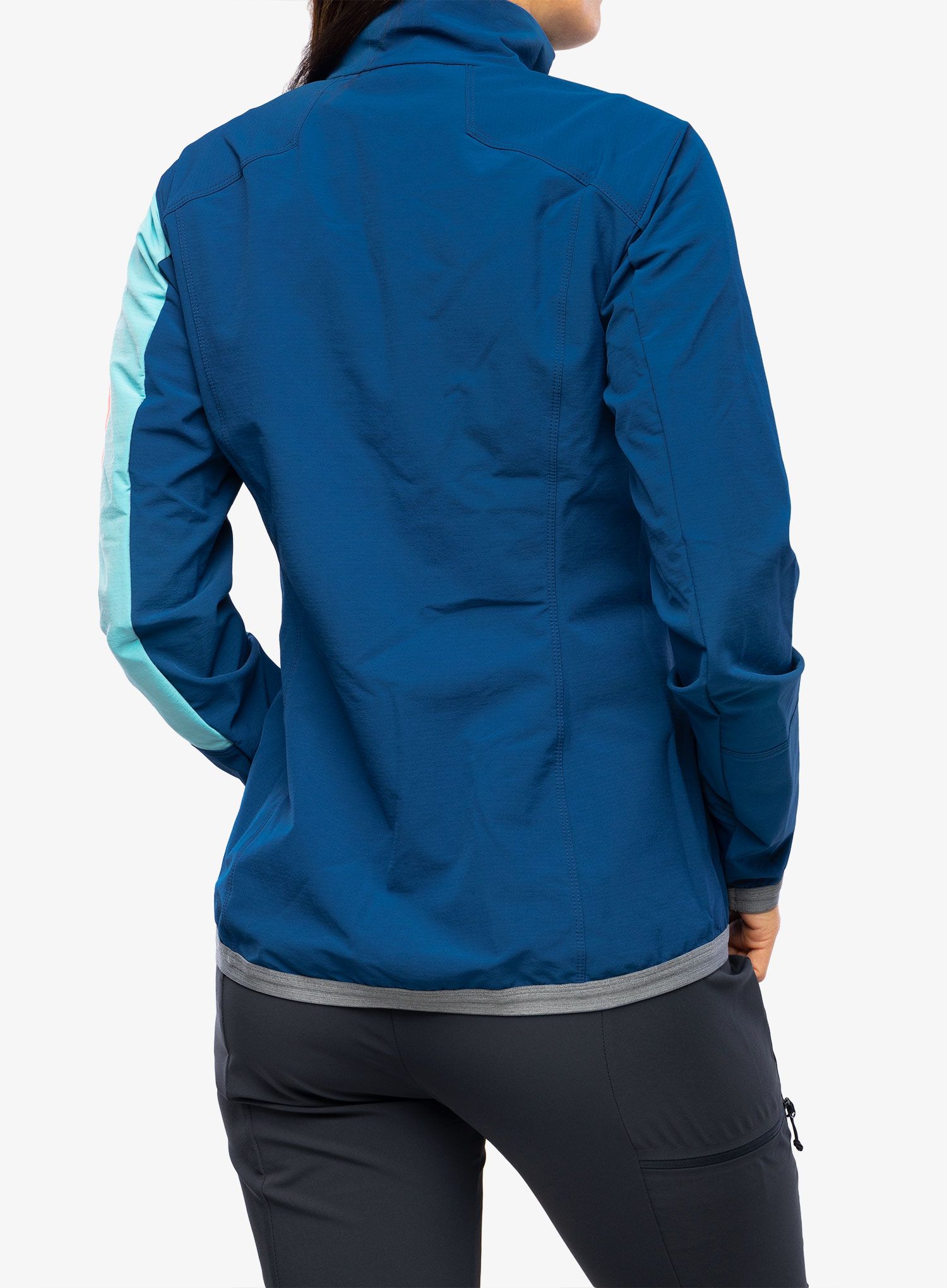 Ženska vetrovka Ortovox Berrino Jacket - petrol blue