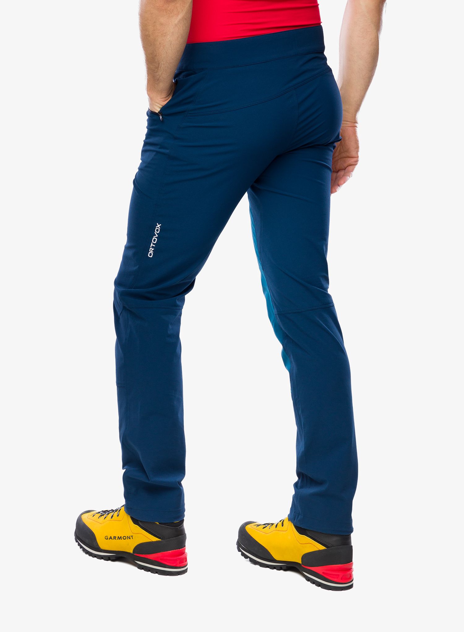 Moške softshell hlače Ortovox Brenta Pants - deep ocean