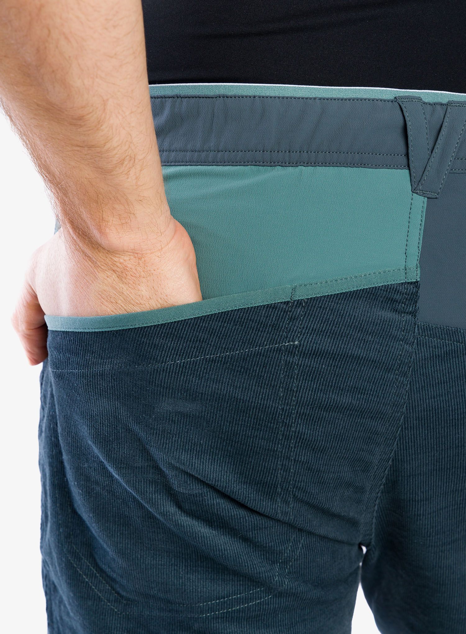 Moške plezalne kratke hlače Ortovox Casale Shorts - dark arctic grey