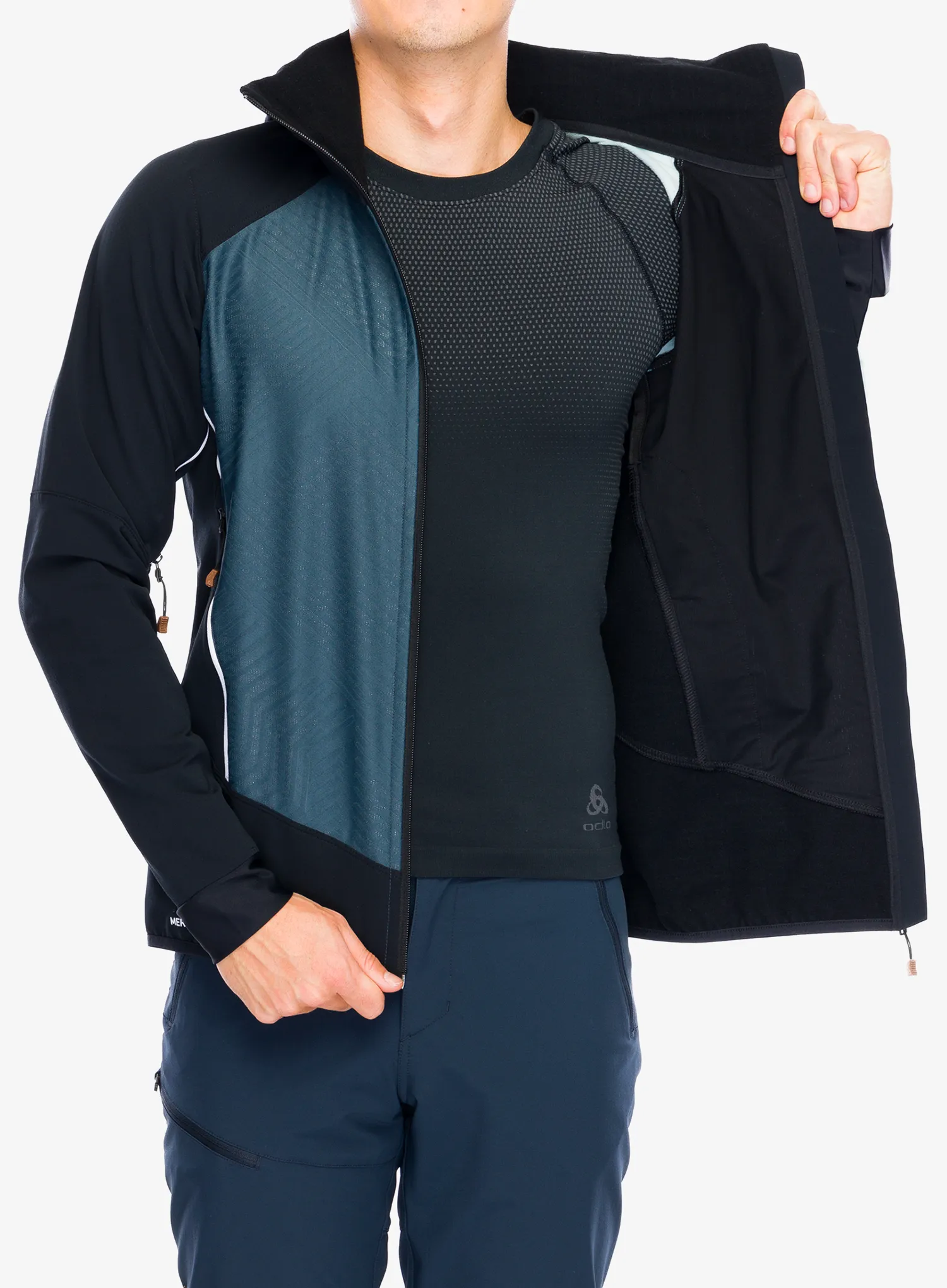 Vetrovka Ortovox Col Becchei Jacket - dark arctic grey