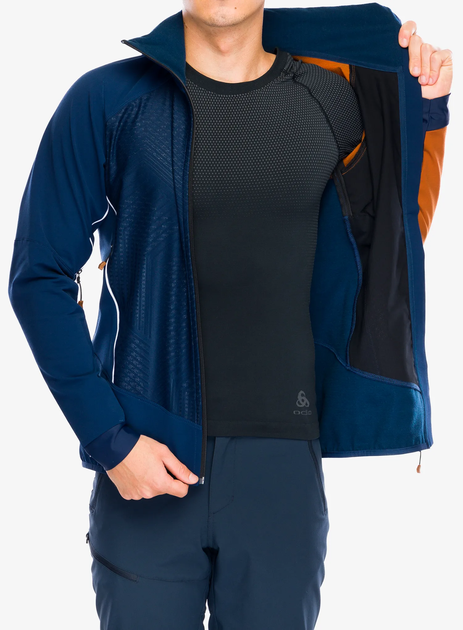 Vetrovka Ortovox Col Becchei Jacket - deep ocean