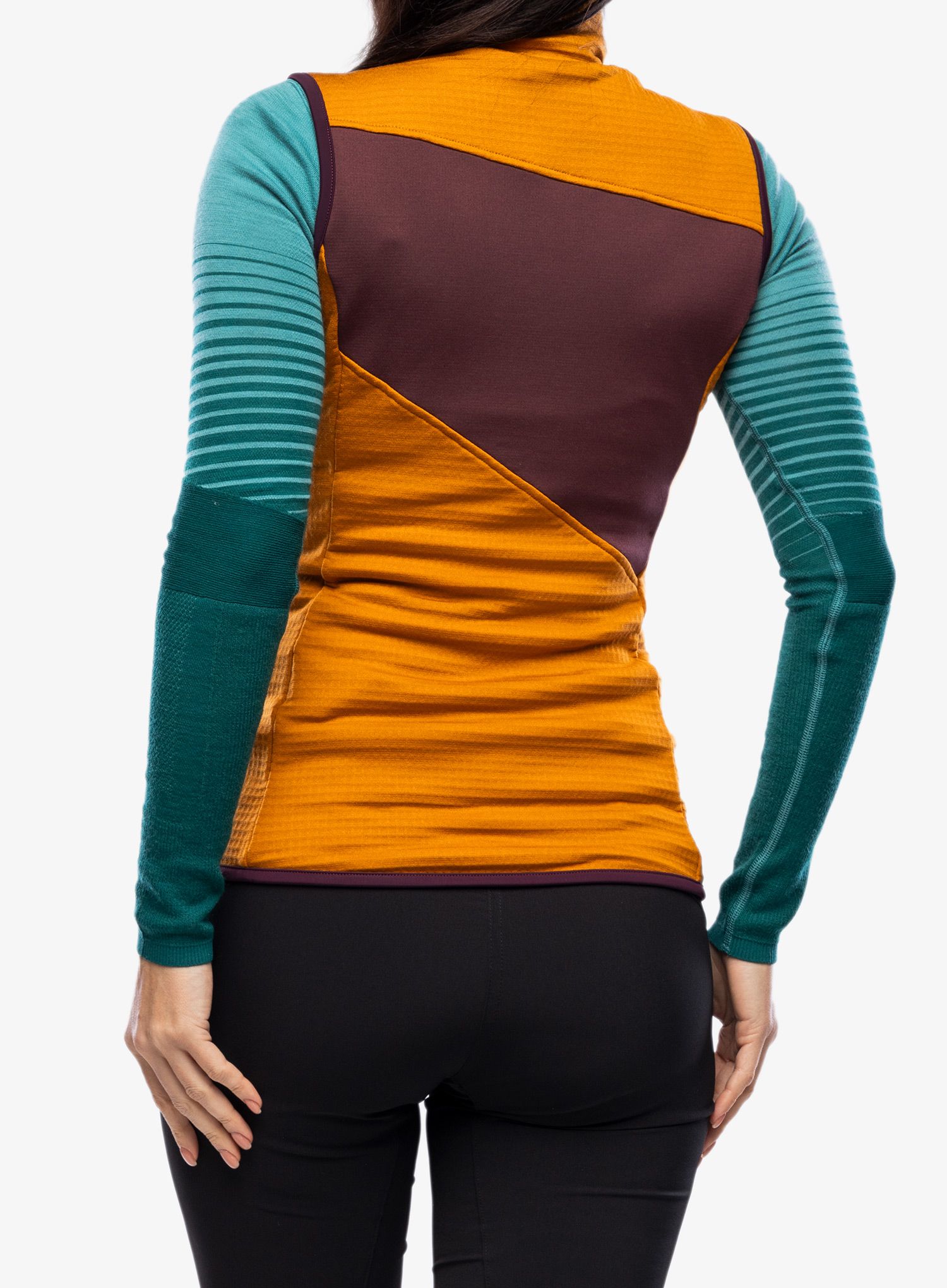 Ženski brezrokavnik Ortovox Fleece Grid Vest - sly fox