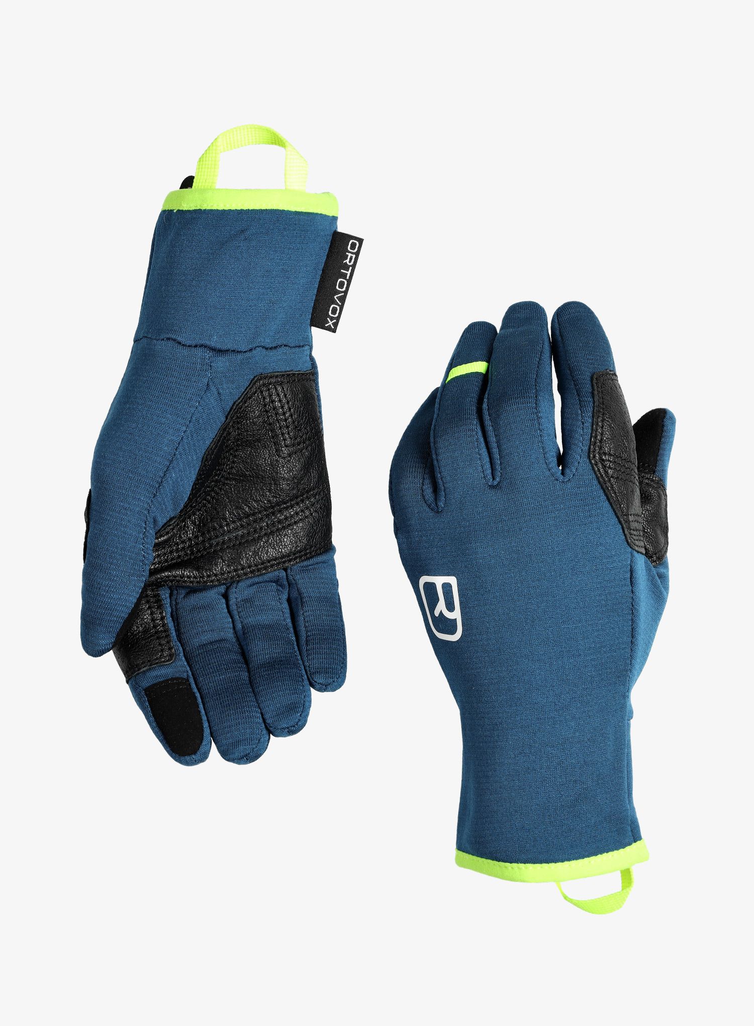 Rokavice za turno smučanje Ortovox Fleece Light Glove - petrol blue