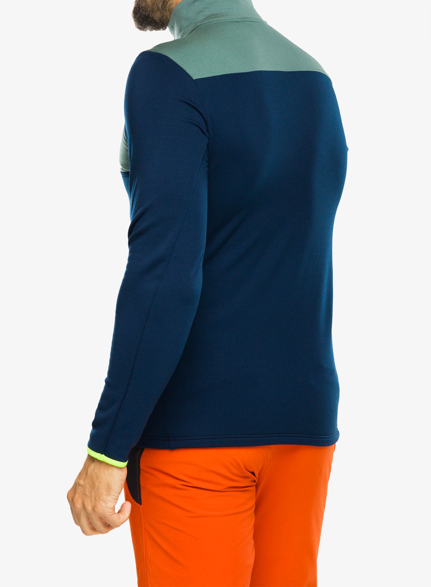 Termo flis jopa Ortovox Fleece Light Zip Neck - deep ocean
