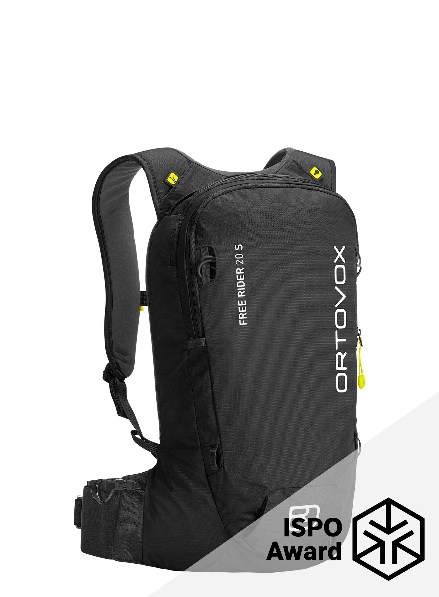 Smučarski nahrbtnik Ortovox Free Rider 20 S - black raven