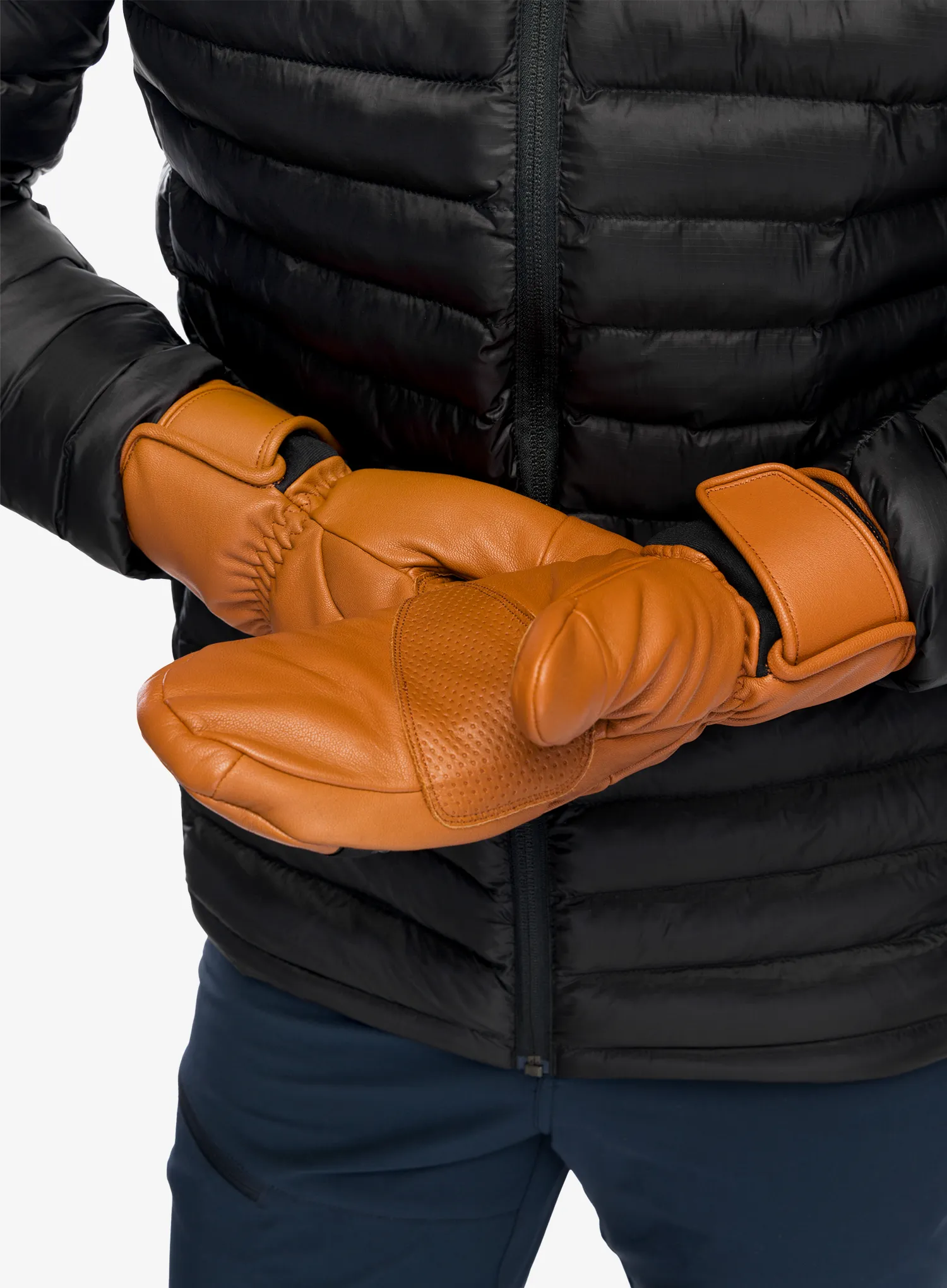 Palčniki Ortovox Full Leather Mitten - bristle brown