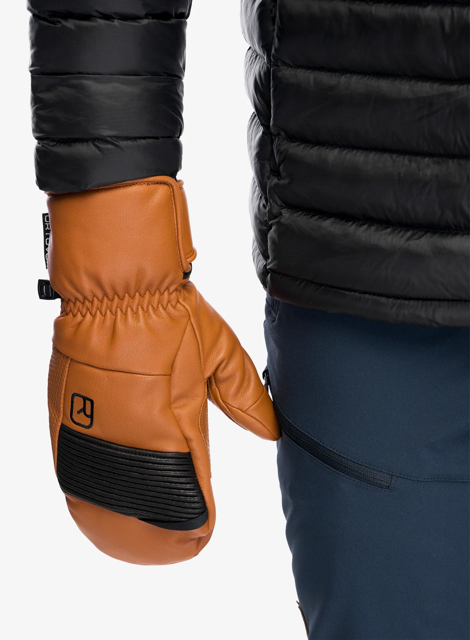 Palčniki Ortovox Full Leather Mitten - bristle brown