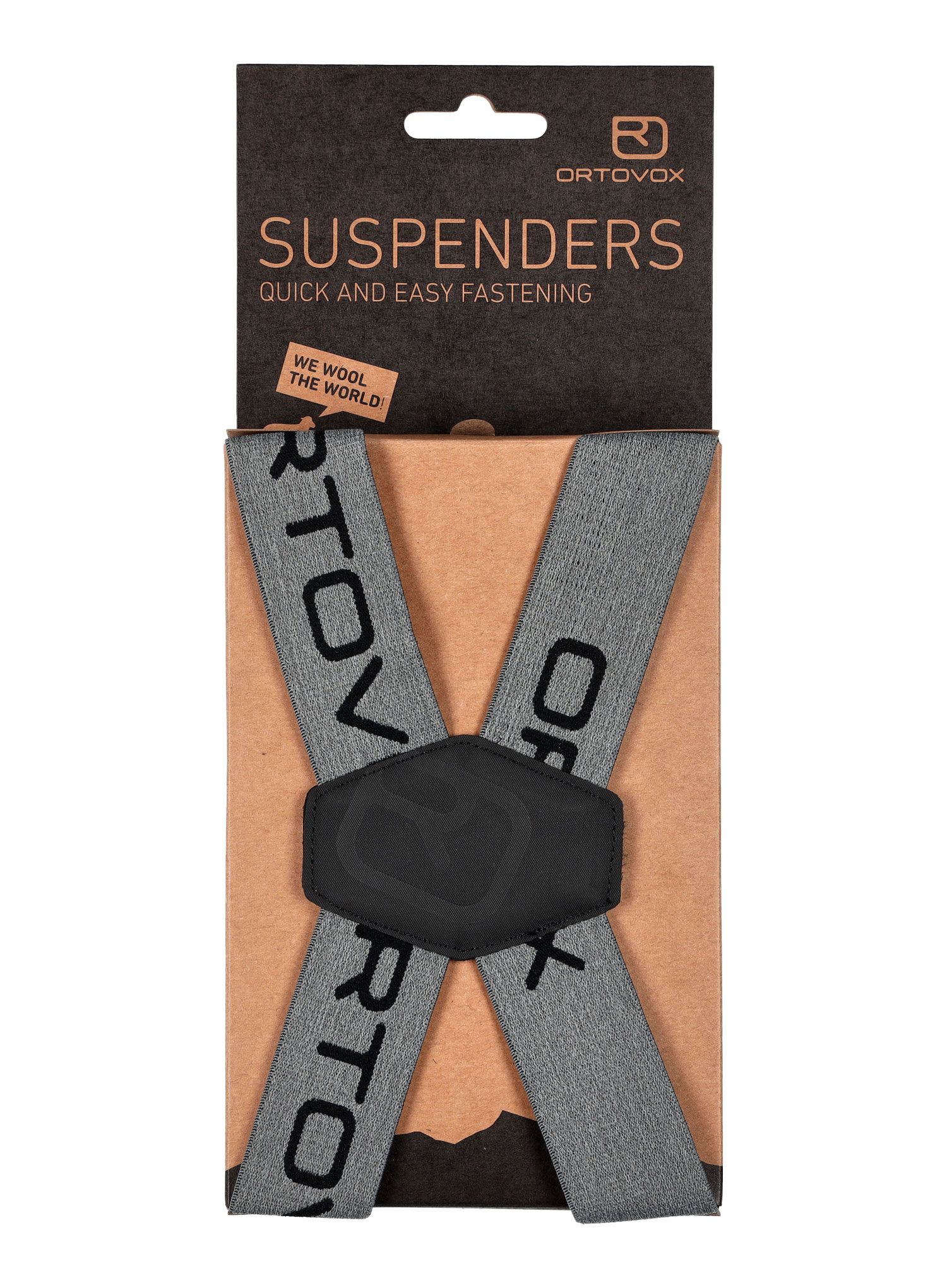 Naramnice za hlače Ortovox Logo Suspenders - grey blend