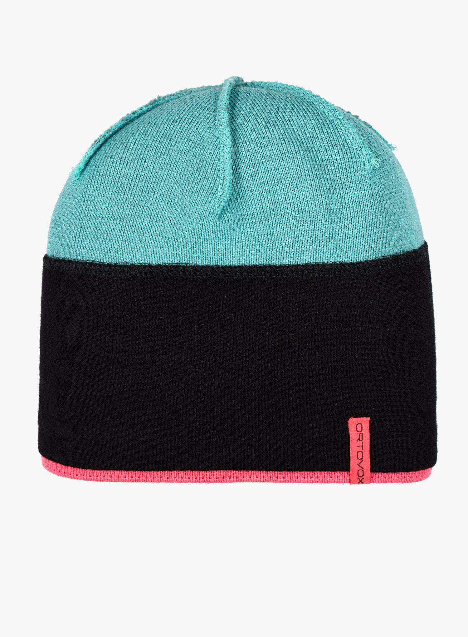 Zimska kapa Ortovox Merino Logo Knit Beanie - ice waterfall