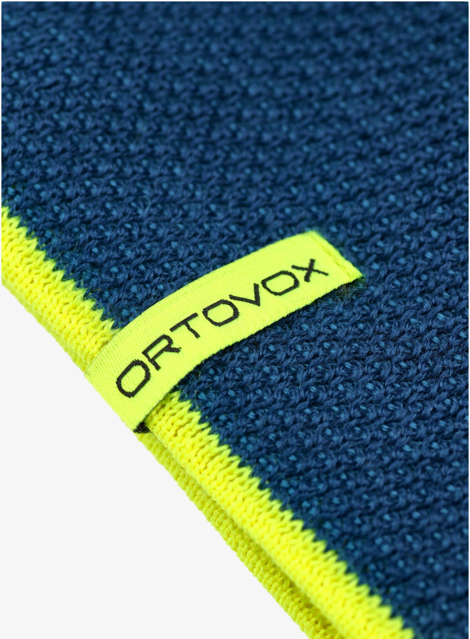 Zimska kapa Ortovox Merino Logo Knit Beanie - petrol blue