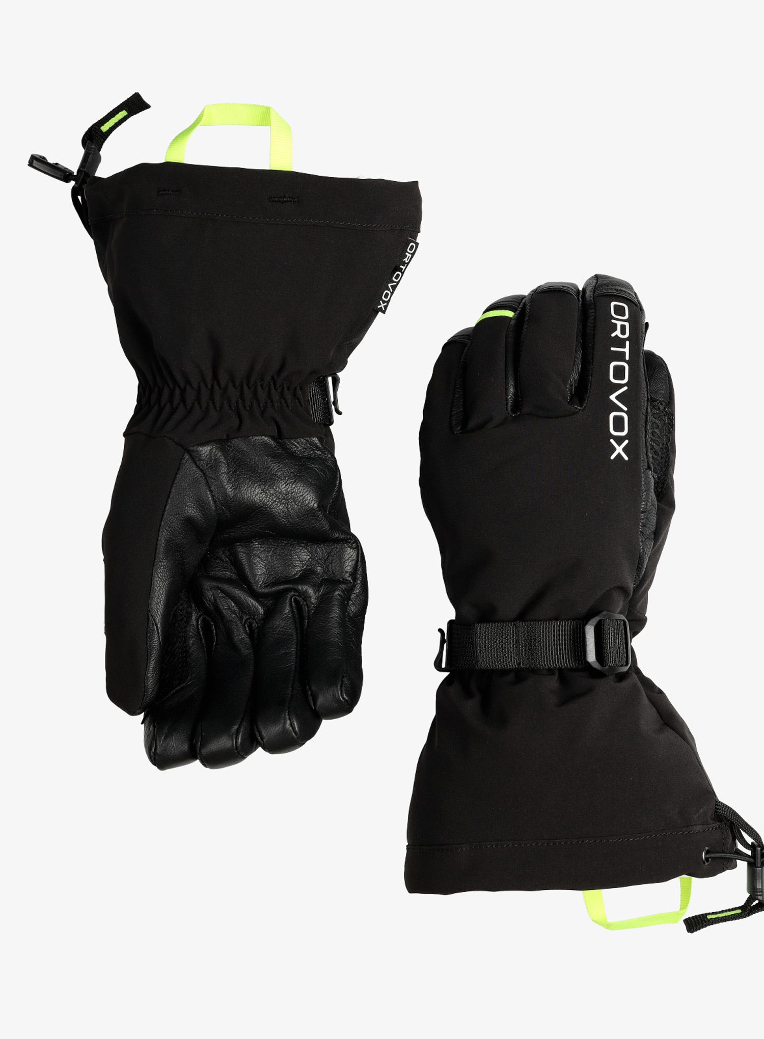 Moške smučarske rokavice Ortovox Merino Mountain Glove - black raven