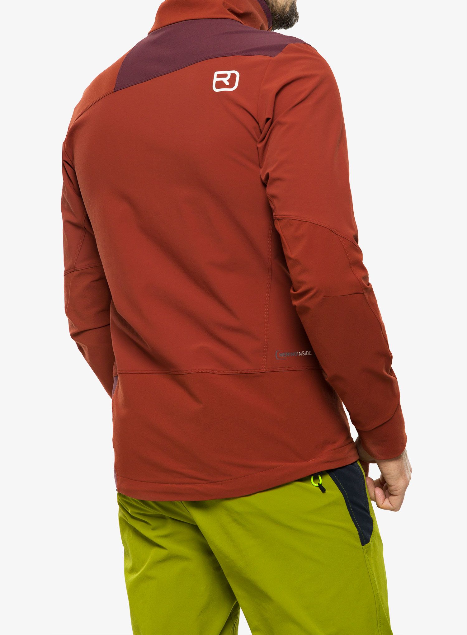 Softshell jakna Ortovox Pala Light Jacket - clay orange