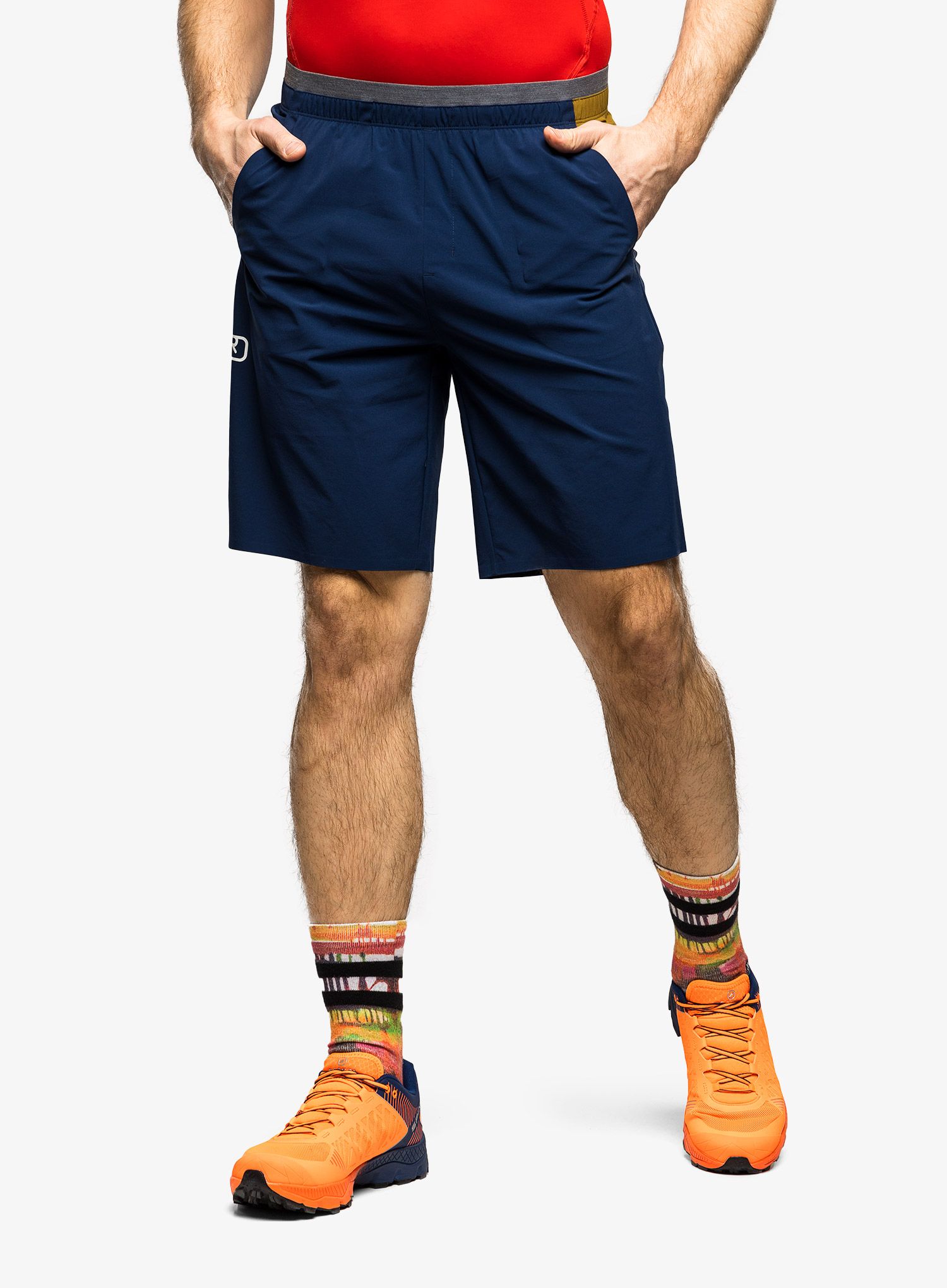 Moške kratke hlače Ortovox Piz Selva Shorts - deep ocean