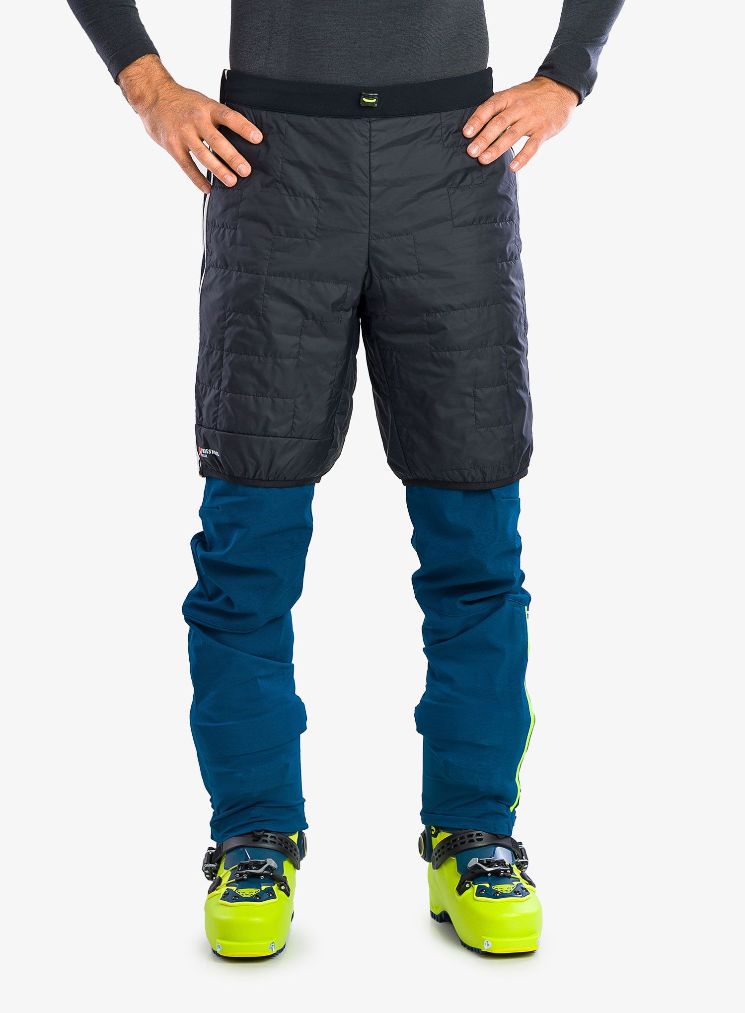 Kratke hlače Ortovox Swisswool Piz Boe Shorts - black raven
