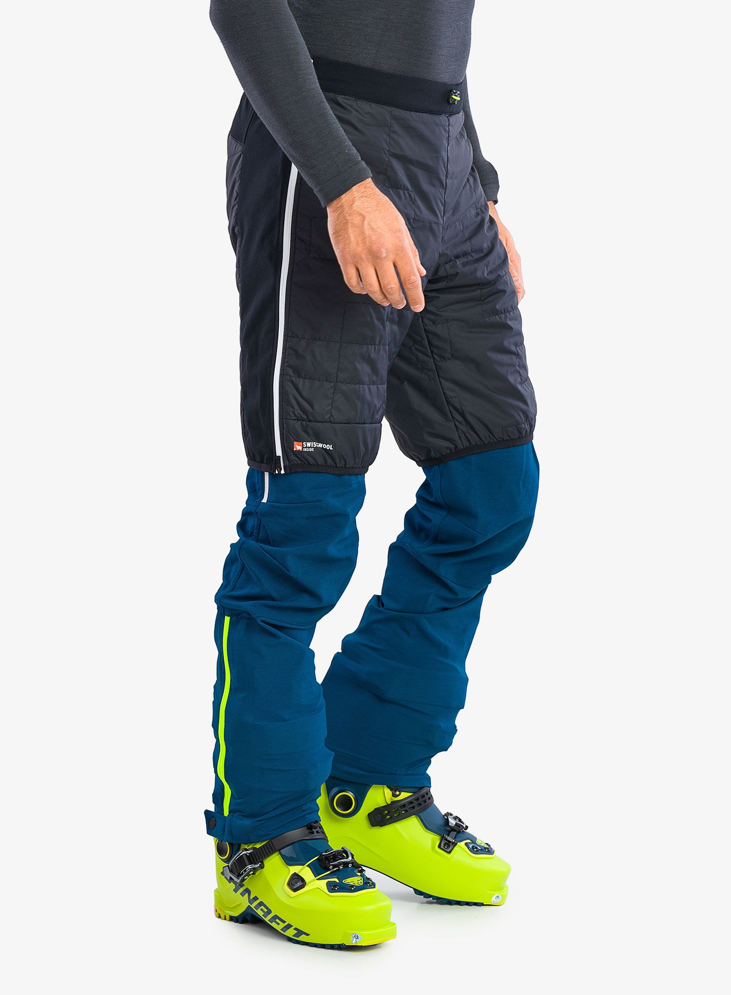 Kratke hlače Ortovox Swisswool Piz Boe Shorts - black raven