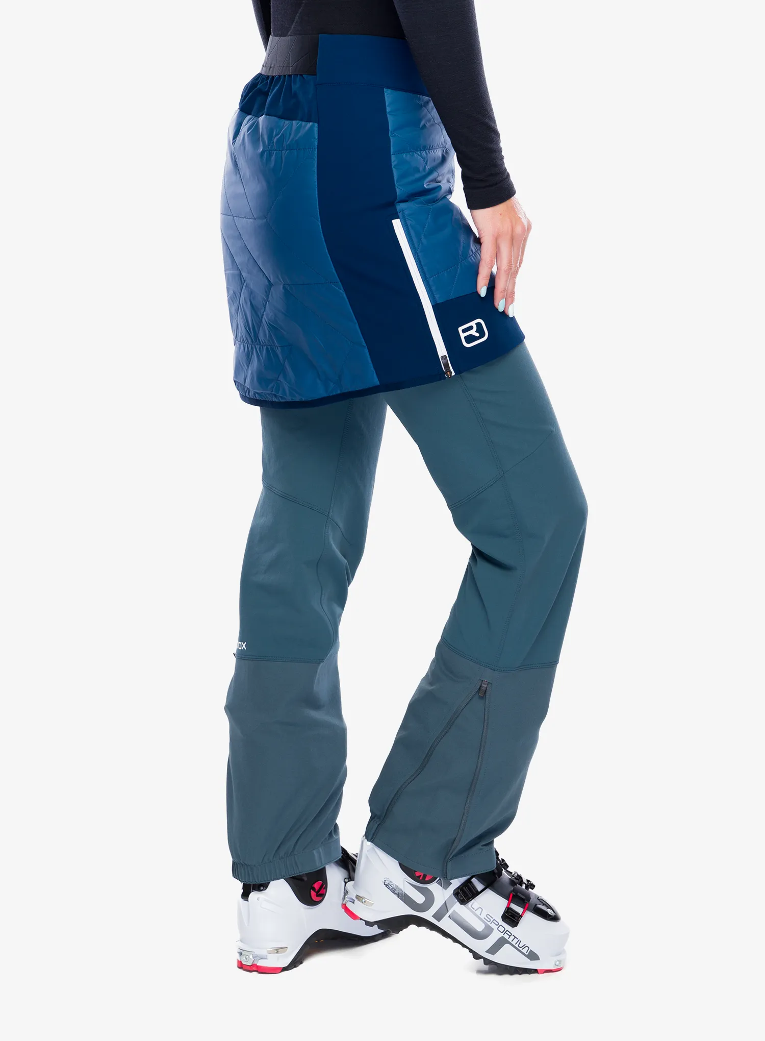 Podloženo krilo Ortovox Swisswool Piz Boe Skirt - sea surface