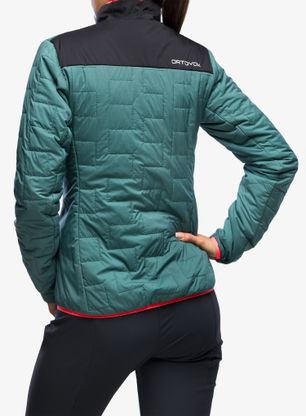 Ženska jakna Ortovox Swisswool Piz Segnas Jacket - arctic grey