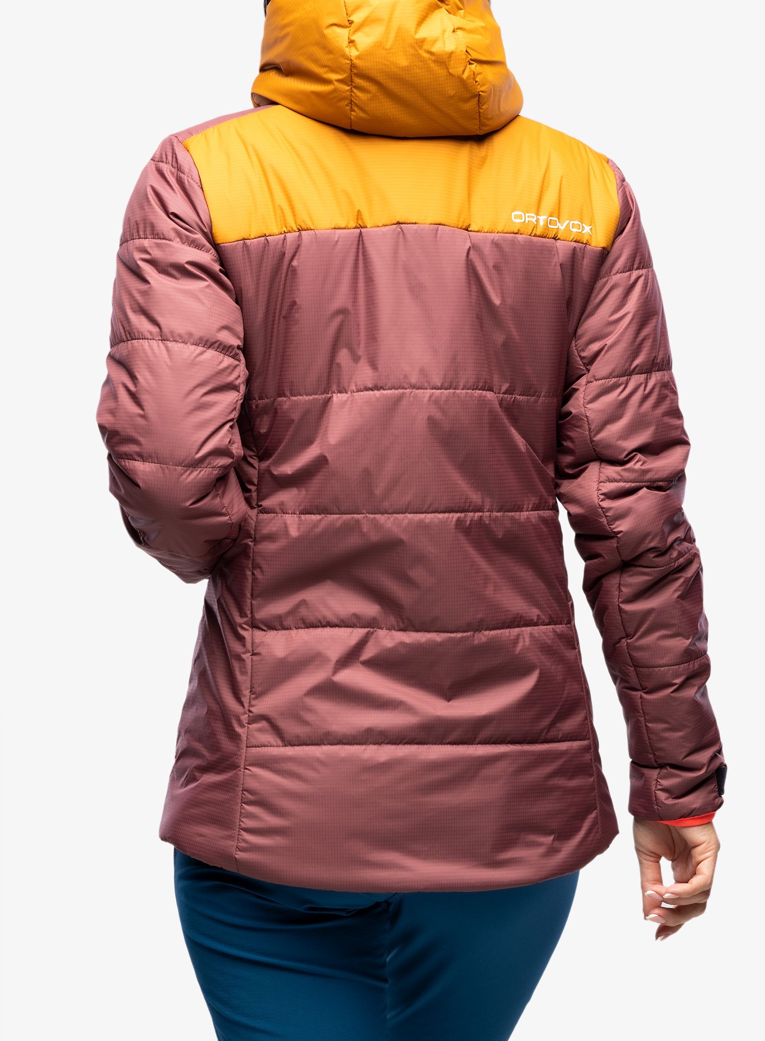Ženska smučarska jakna Ortovox Swisswool Zinal Jacket - mountain rose