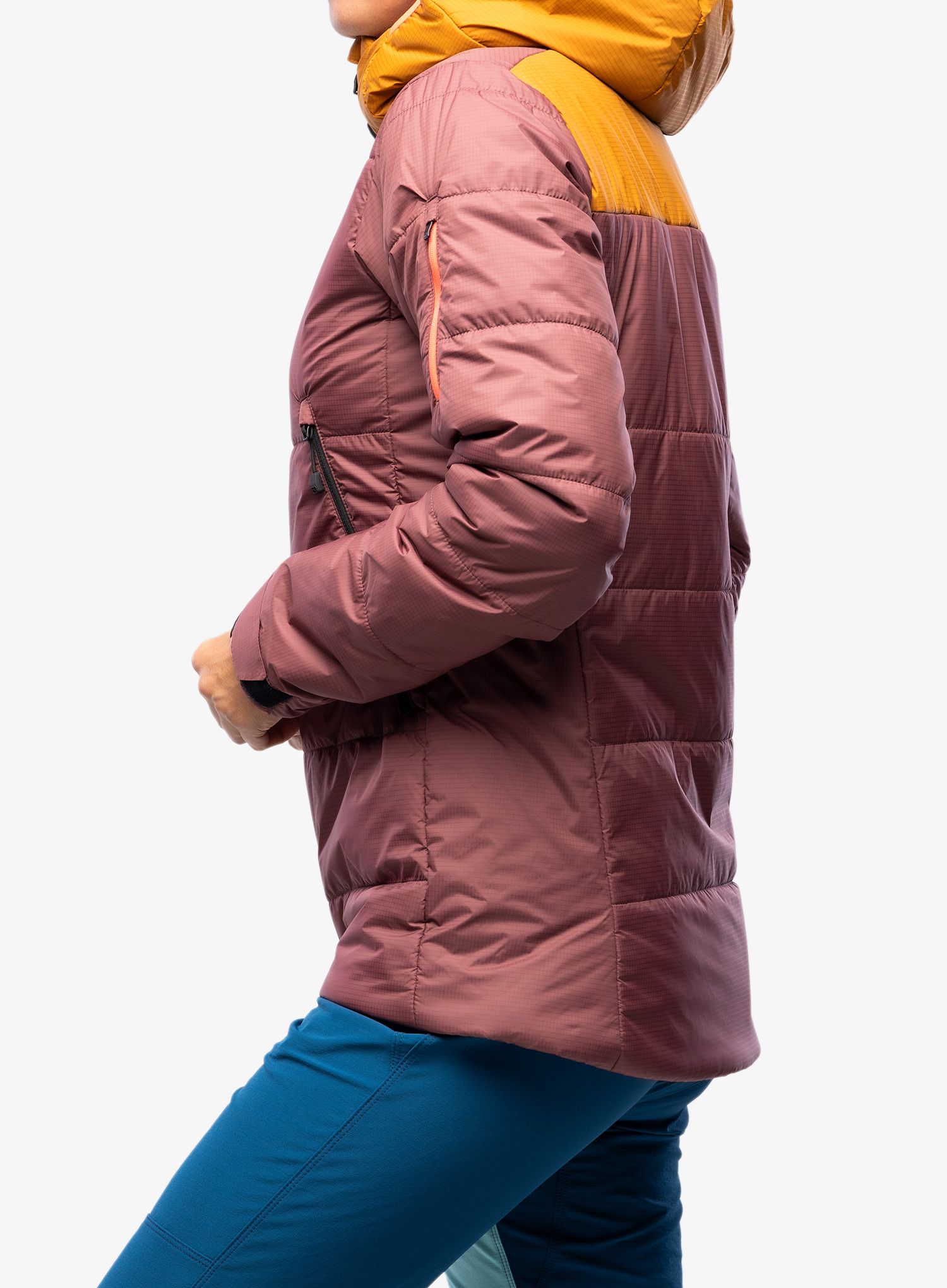 Ženska smučarska jakna Ortovox Swisswool Zinal Jacket - mountain rose