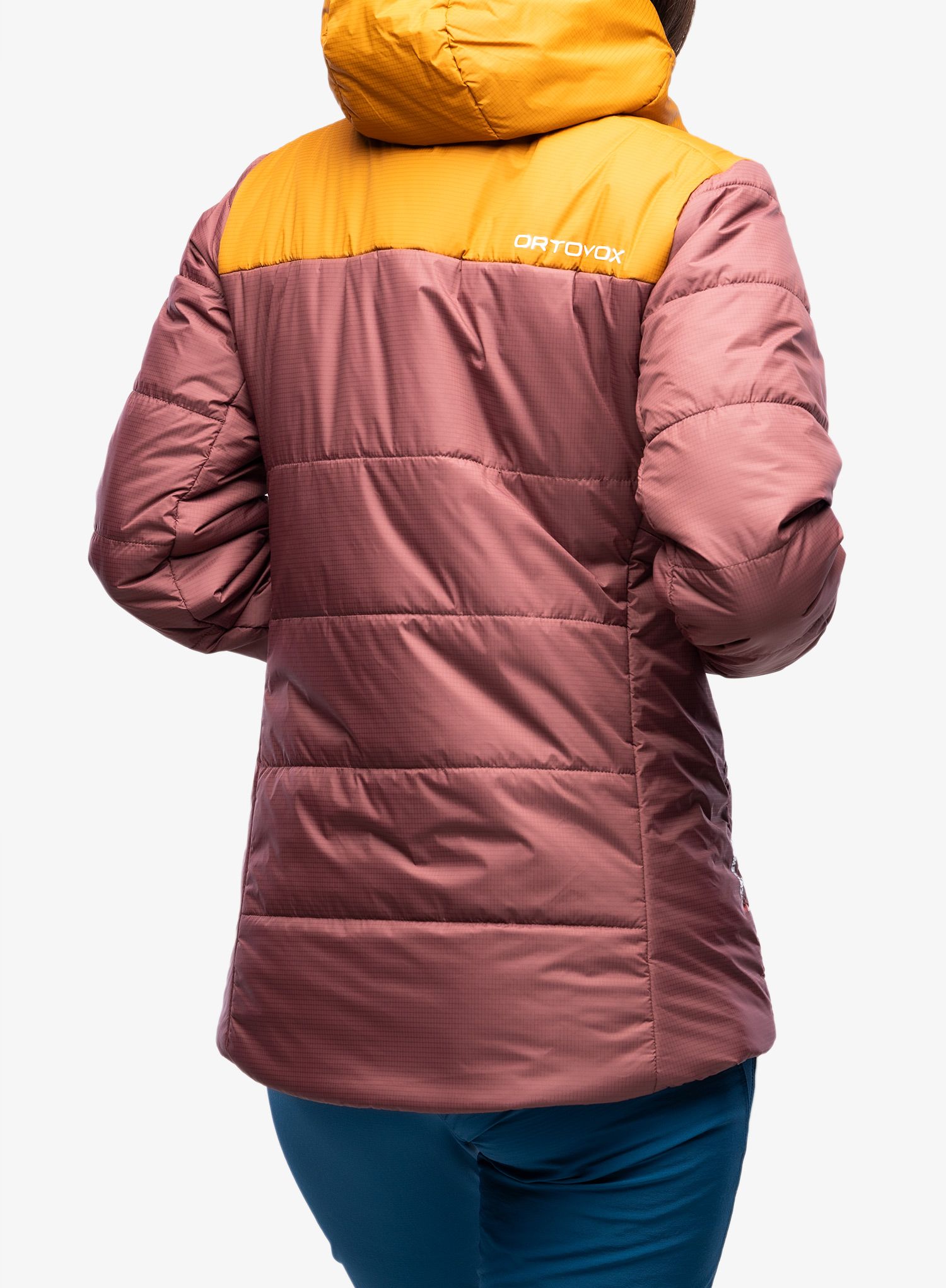 Ženska smučarska jakna Ortovox Swisswool Zinal Jacket - mountain rose