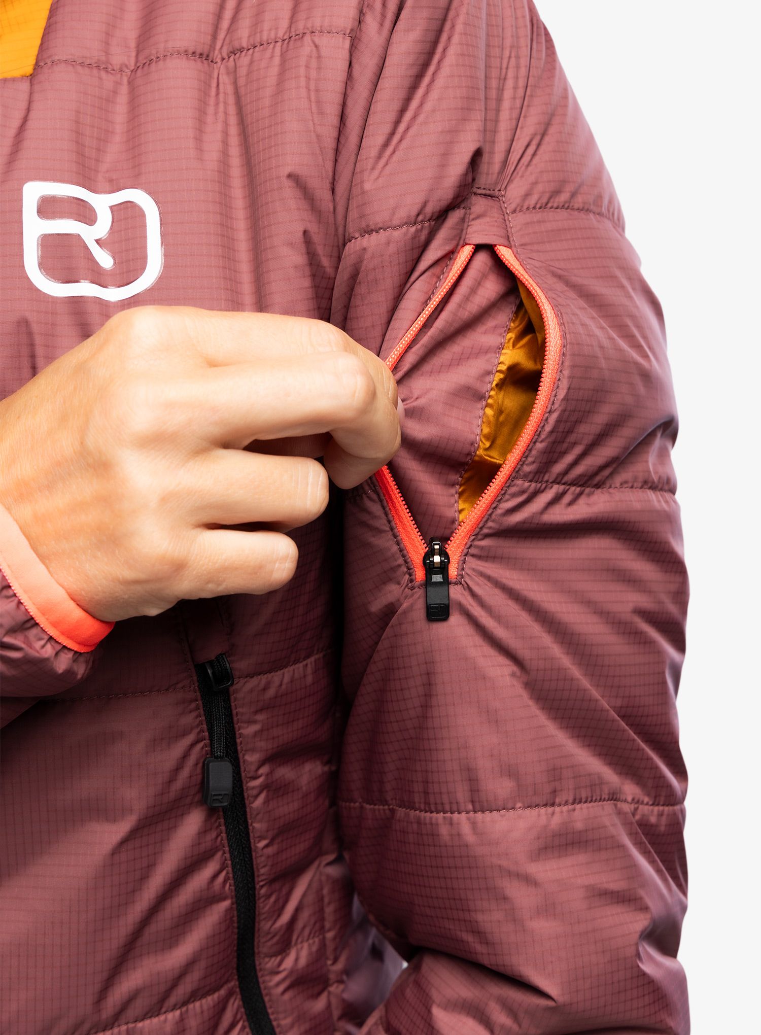 Ženska smučarska jakna Ortovox Swisswool Zinal Jacket - mountain rose