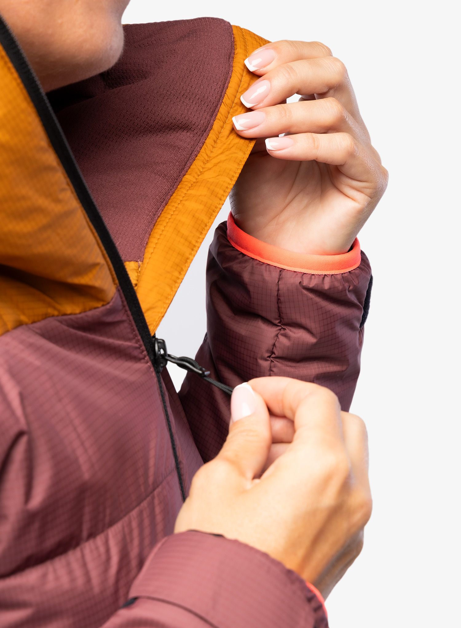 Ženska smučarska jakna Ortovox Swisswool Zinal Jacket - mountain rose