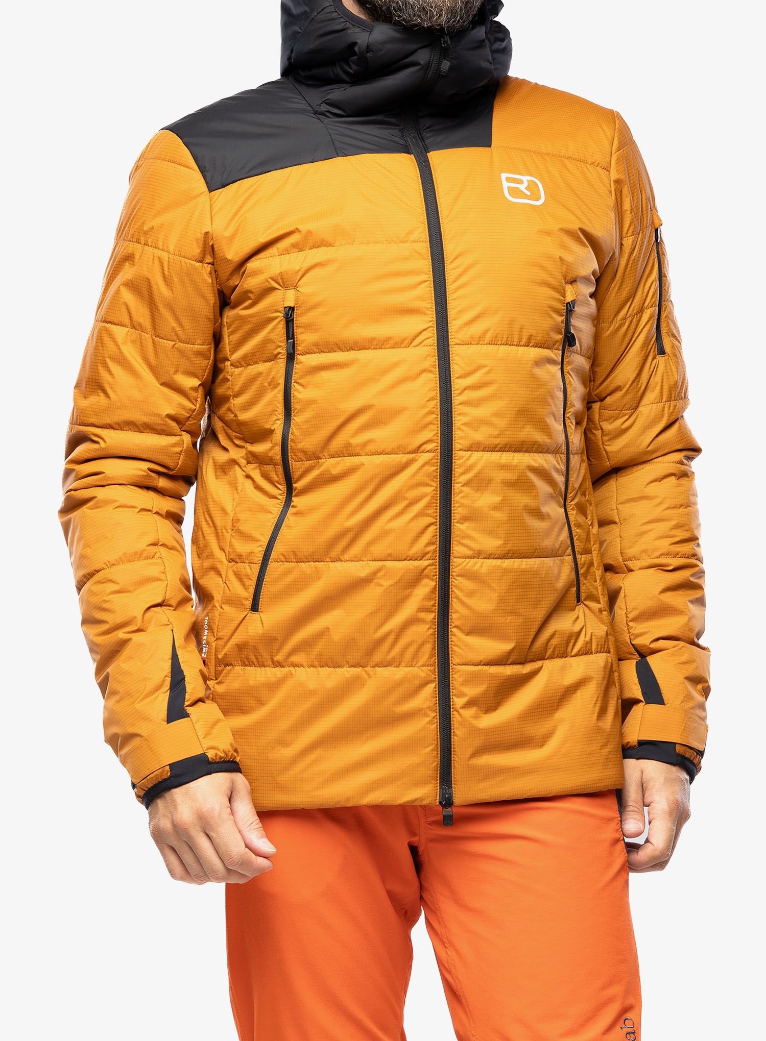 Moška smučarska jakna Ortovox Swisswool Zinal Jacket - sly fox