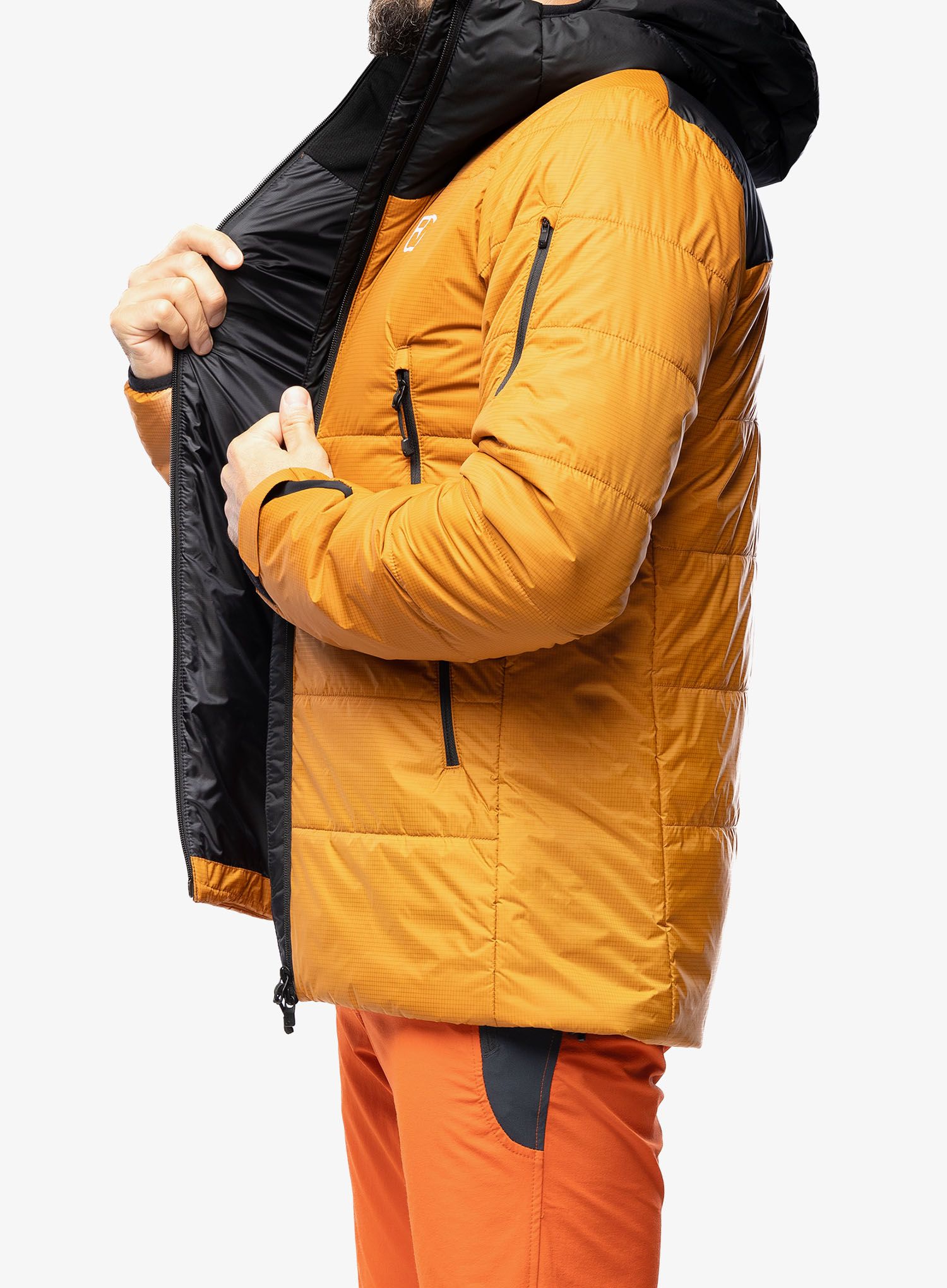 Moška smučarska jakna Ortovox Swisswool Zinal Jacket - sly fox