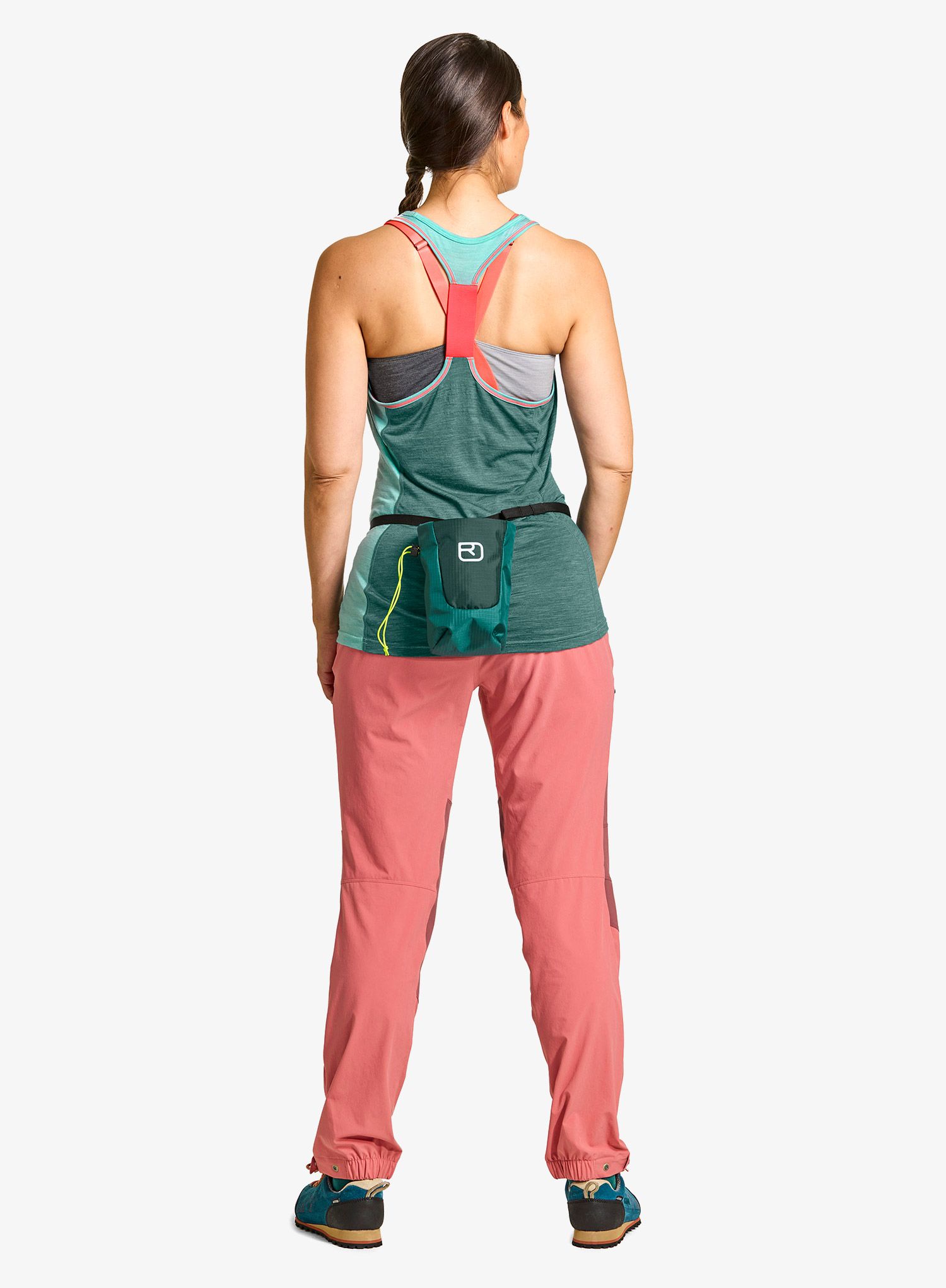 Vrečka za magnezij Ortovox Trad Chalkbag - pacific green
