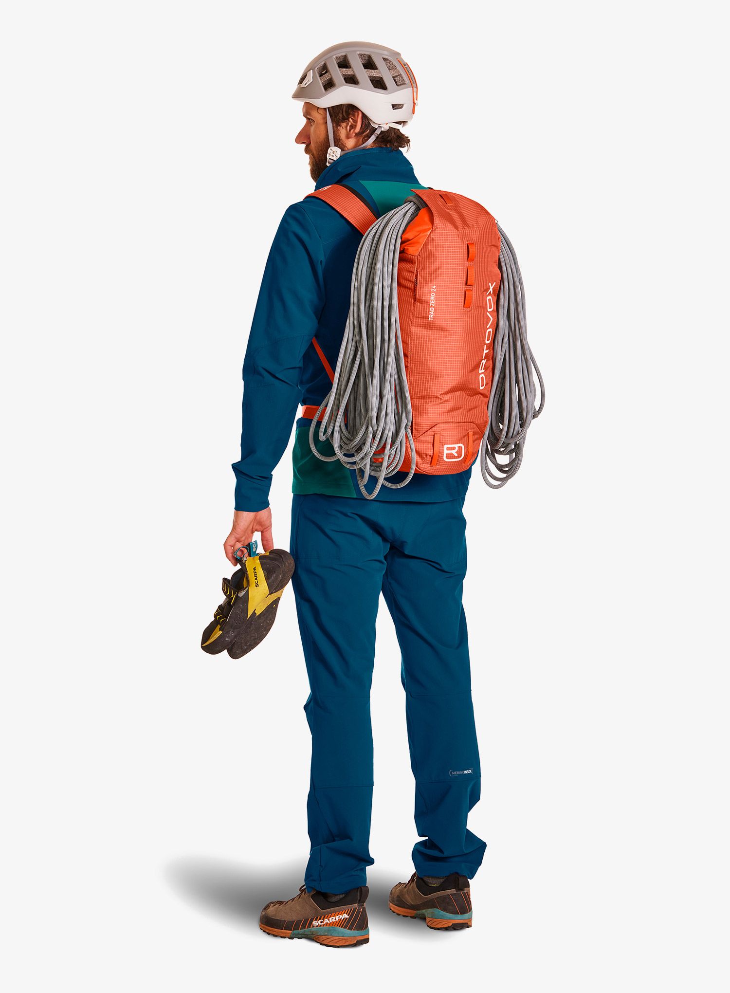 Plezalni nahrbtnik Ortovox Trad Zero 24 - desert orange