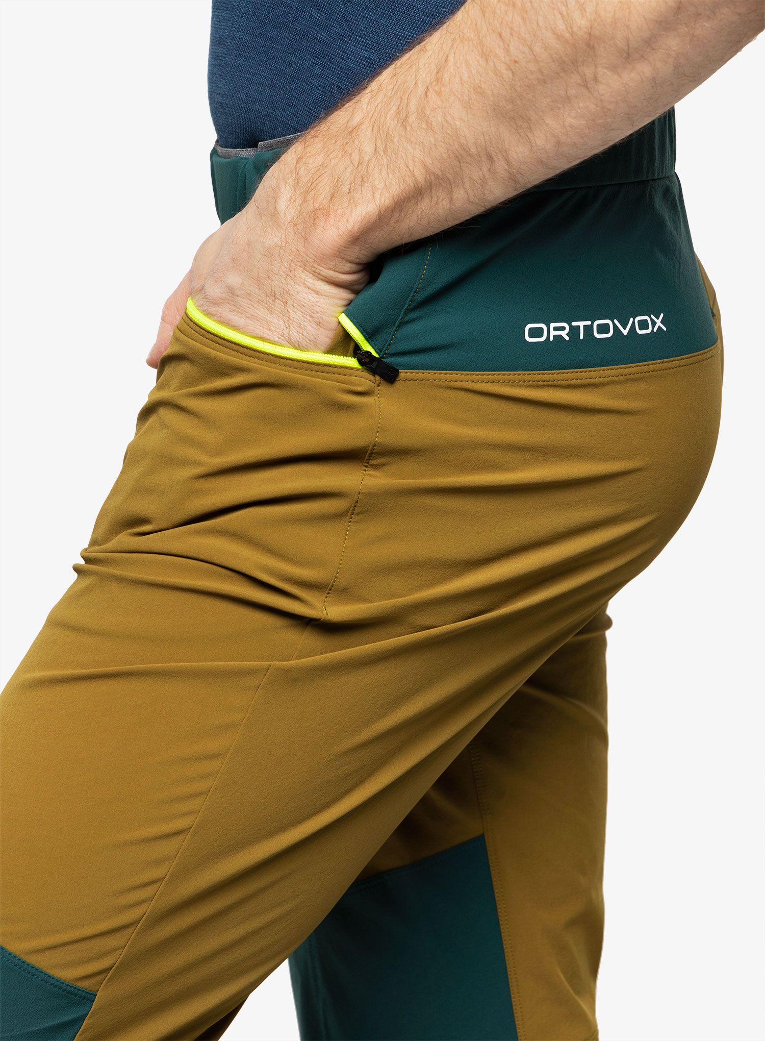Hlače za plezanje Ortovox Vajolet Pants - grn moss