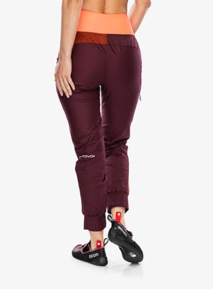 Ženske plezalne hlače Ortovox Valbon Pants - winetasting