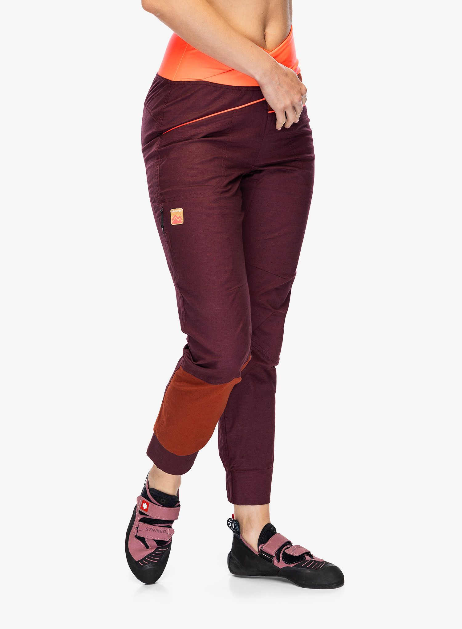 Ženske plezalne hlače Ortovox Valbon Pants - winetasting