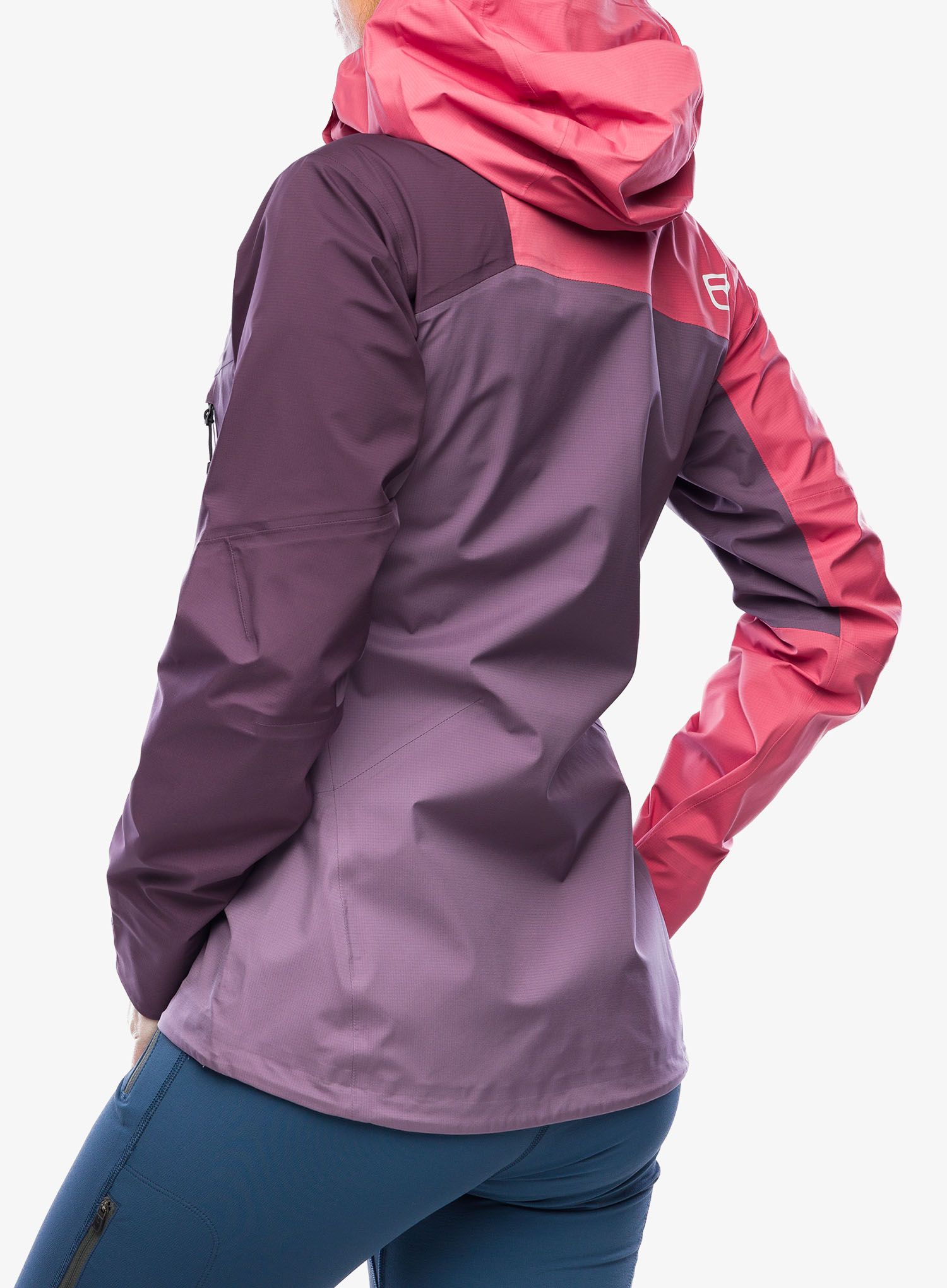 Ženska nepremočljiva jakna Ortovox Westalpen 3L Light Jacket - wild berry